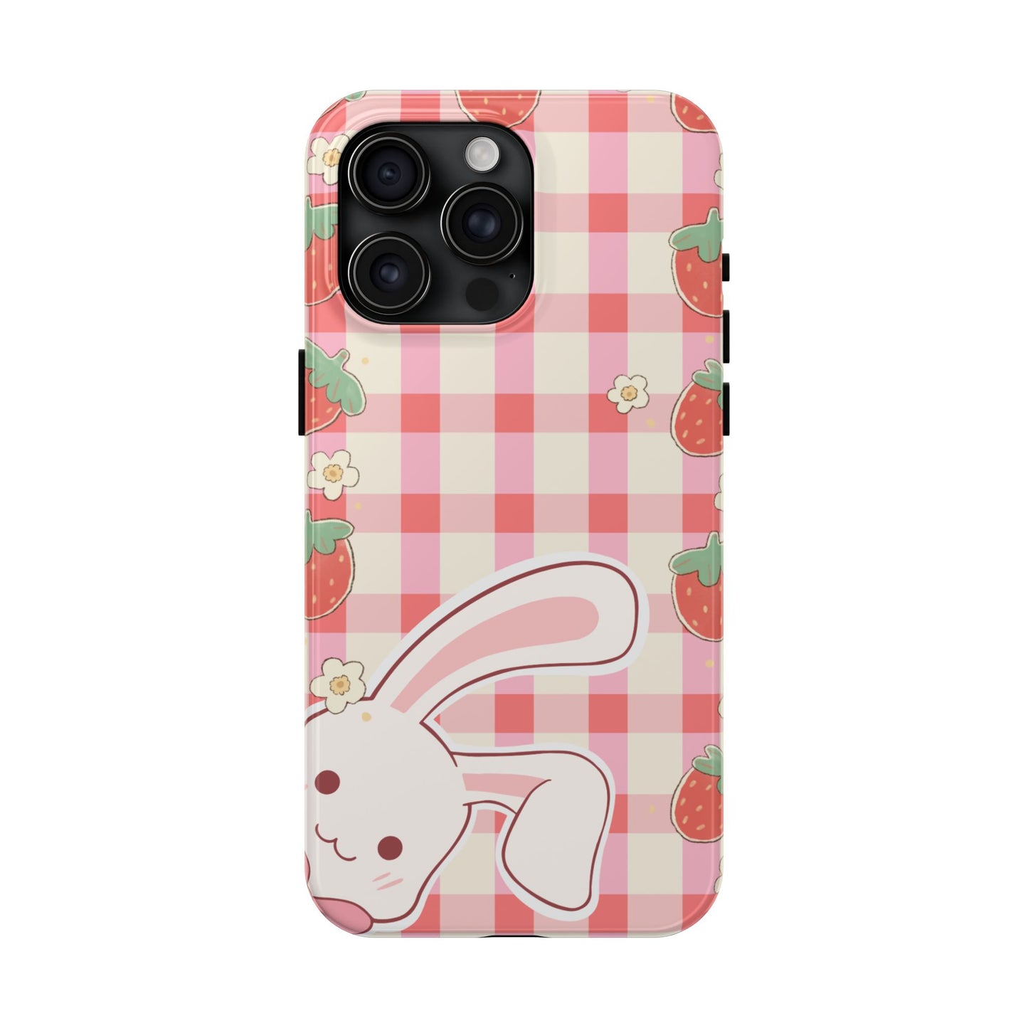 Cute Strawberry Bunny Phone Case