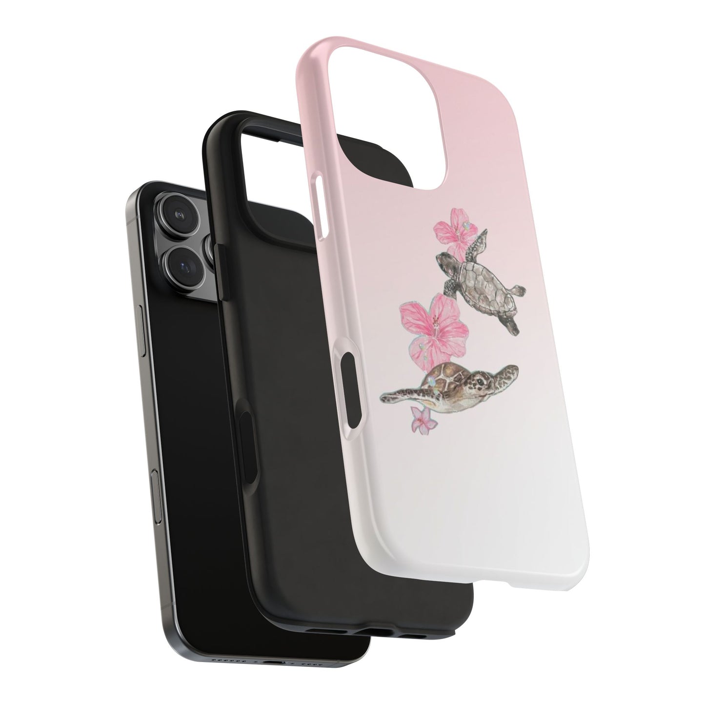 Turtle Phone Case – Tropical Tough Cover, Beach Lover Gift, Ocean Aesthetic, Durable Accessory for Summer, Fun & Functional Case