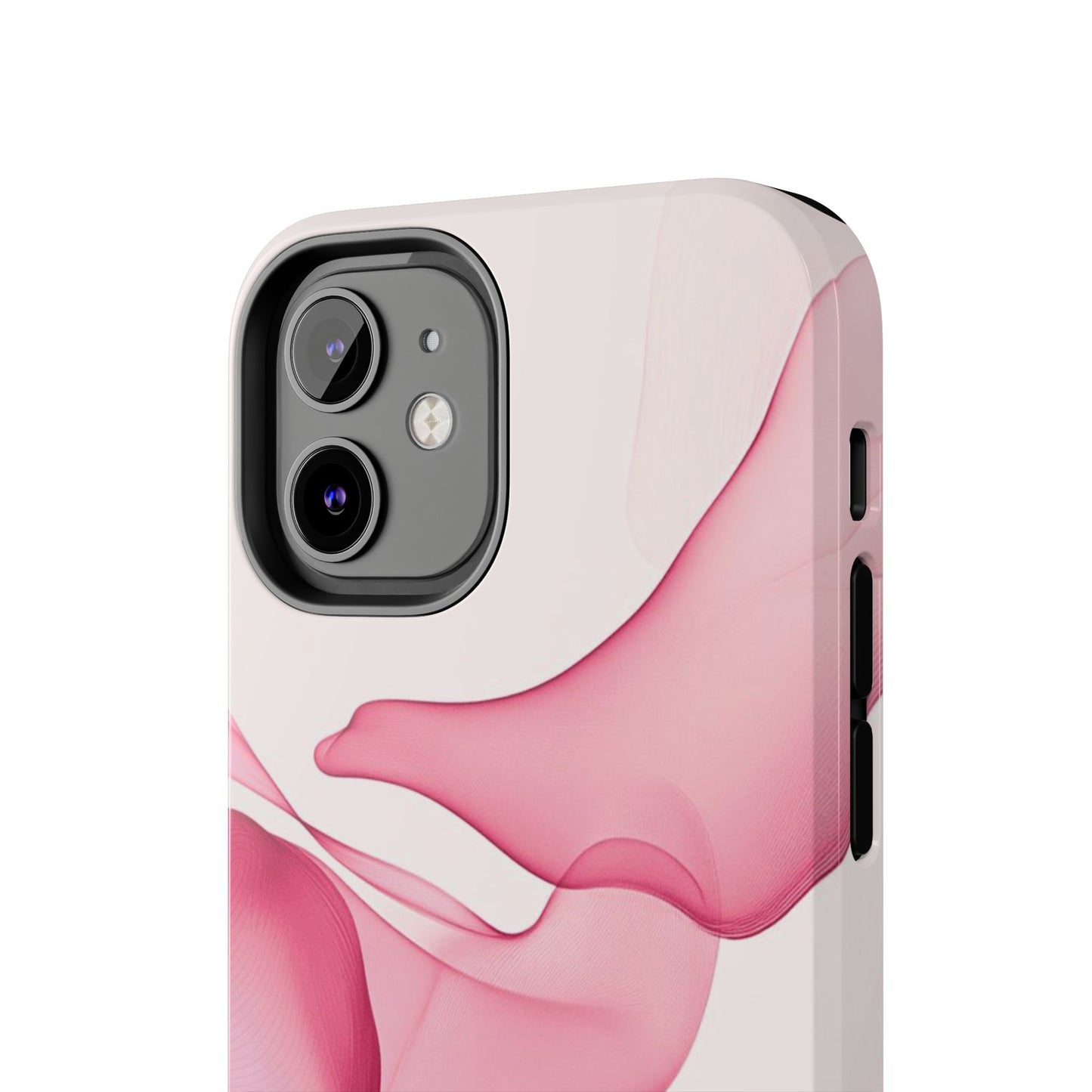 Elegant Tough Phone Cases | Stylish Shockproof Covers for Women | Trendy Gift for Birthdays, Holidays, or Any Occasion, Pink Flow Design
