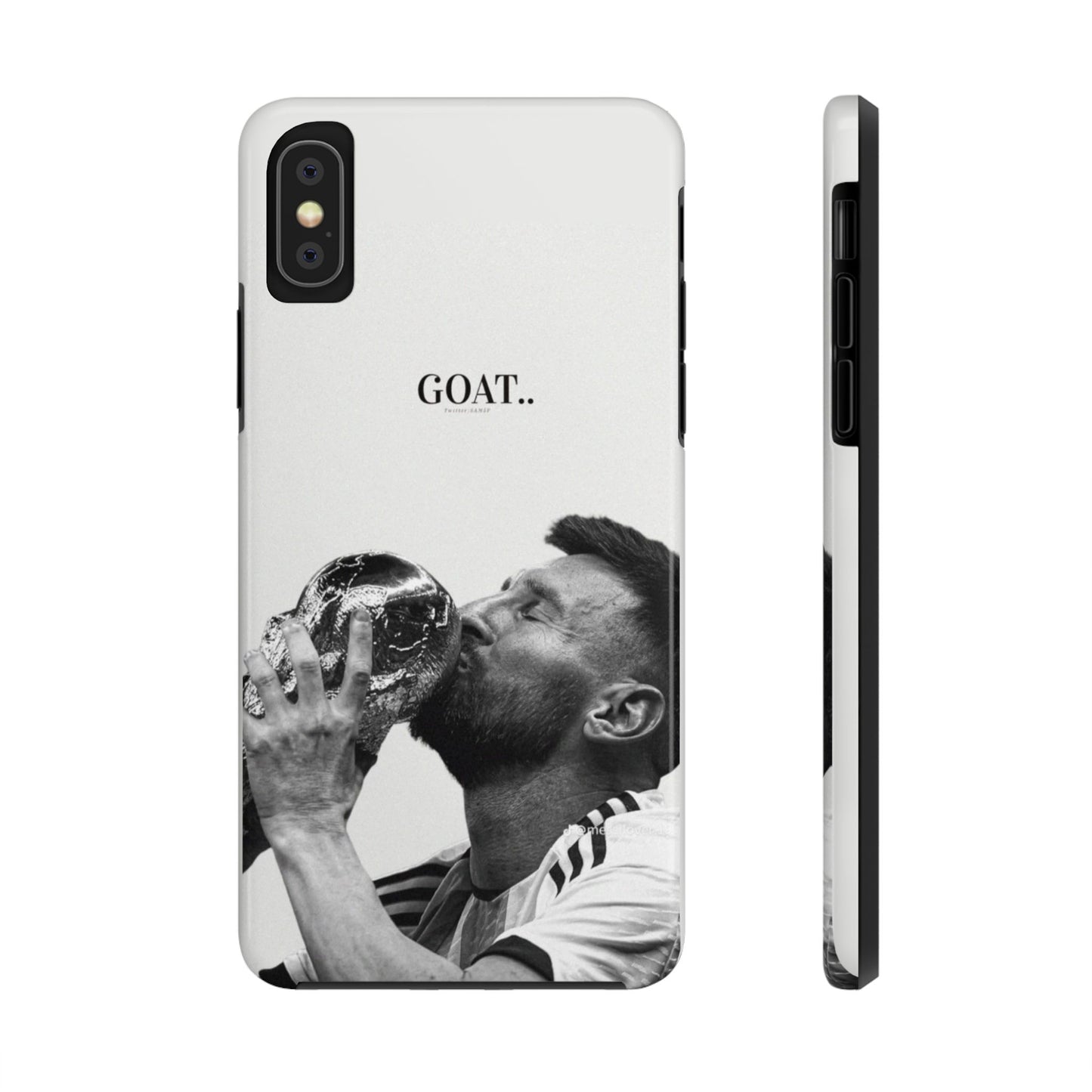Soccer GOAT Phone Case, Tough Phone Case, Sports Accessory, Gift for Soccer Fans, Mens Birthday Gift, Unique Phone Cover
