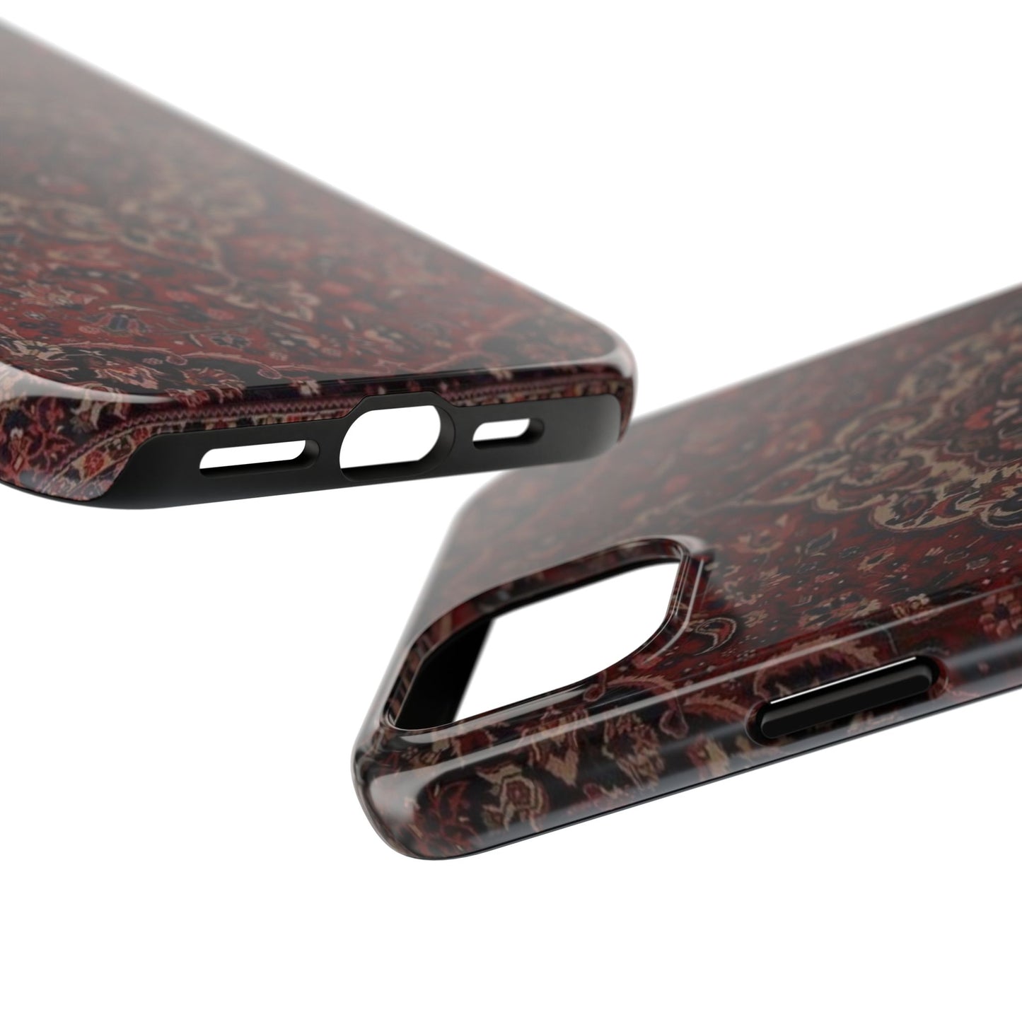 Bohemian Rug Pattern Tough Phone Case, Boho Chic Accessory, Stylish Phone Protection, Unique Gift Idea, Trendy Tech Gear