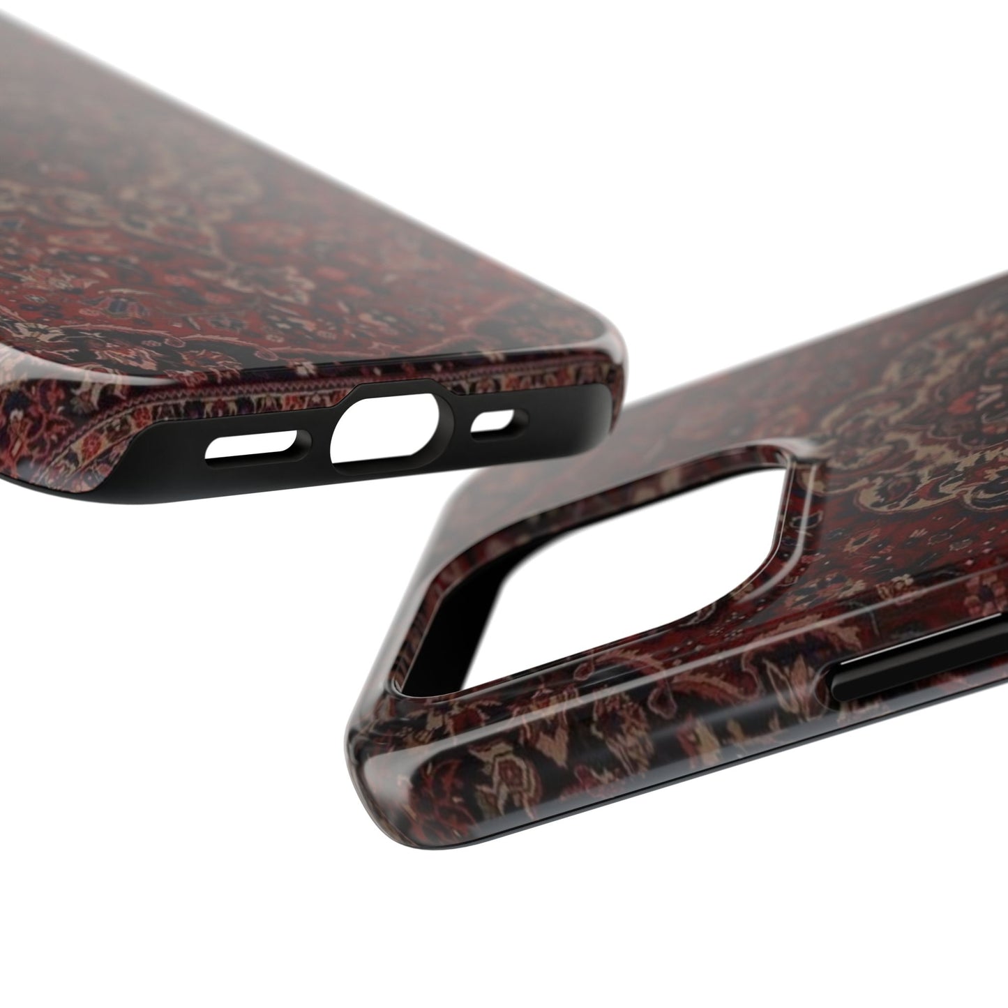 Bohemian Rug Pattern Tough Phone Case, Boho Chic Accessory, Stylish Phone Protection, Unique Gift Idea, Trendy Tech Gear