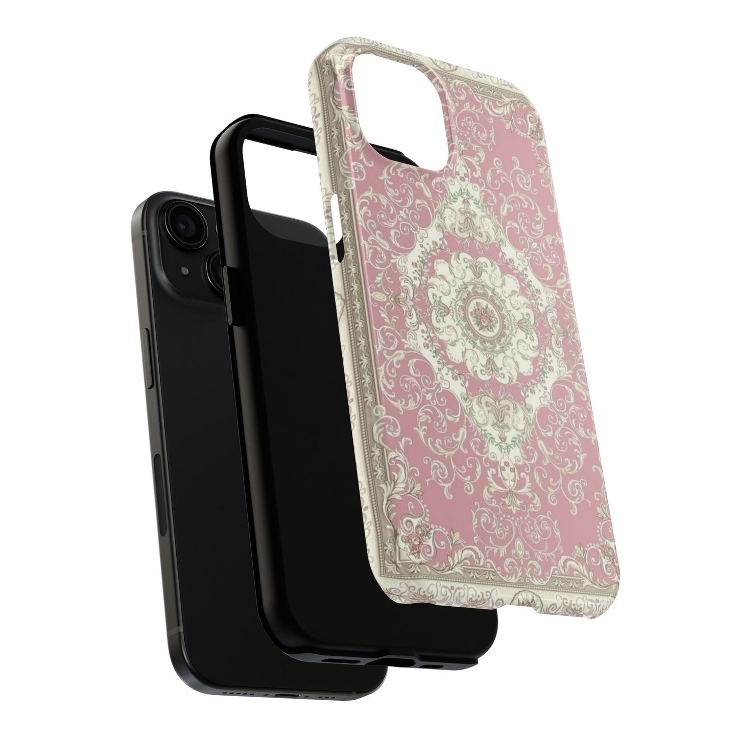 Elegant Floral Tough Phone Cases, Stylish Phone Covers, Durable Tech Accessories, Decorative Phone Protection, Trendy Gift for Her