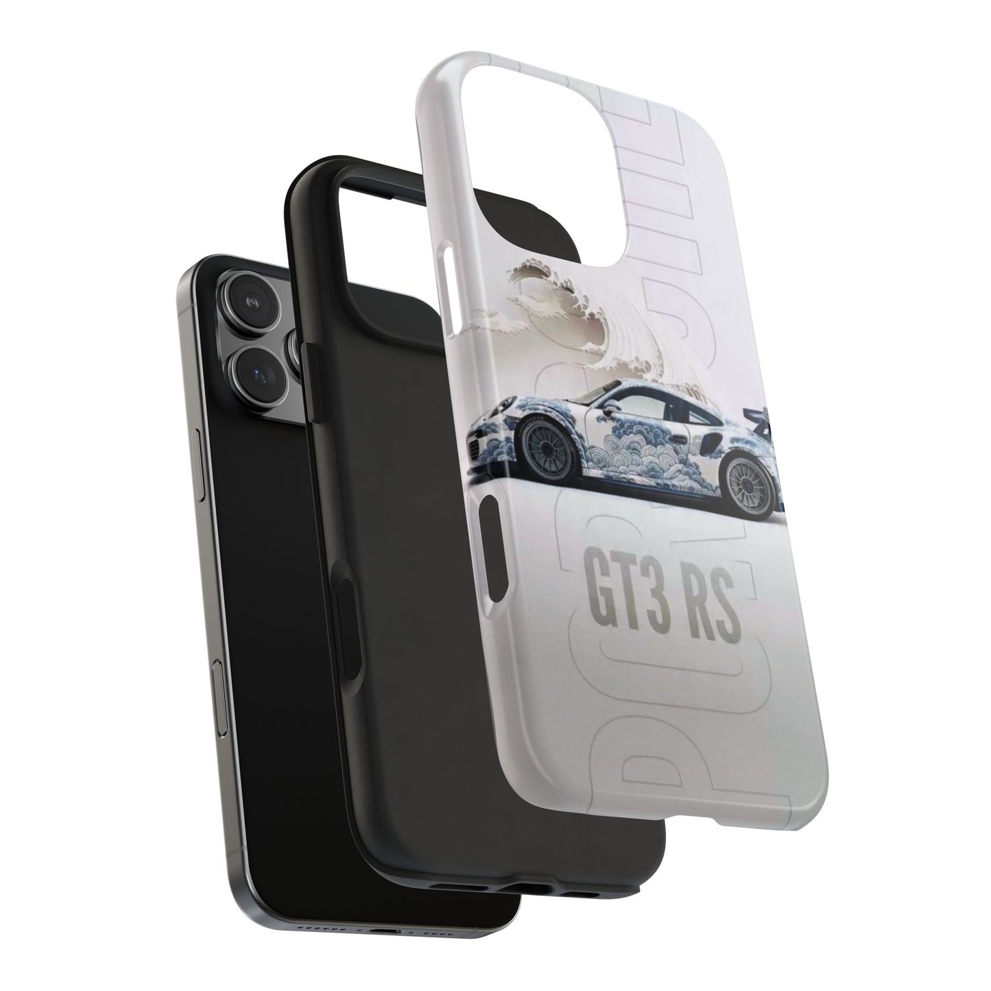 Porsche GT3 RS Tough Phone Case, Durable Phone Cover, Automotive Enthusiast Gift, Car Lover Accessory, Racing-Themed Protection