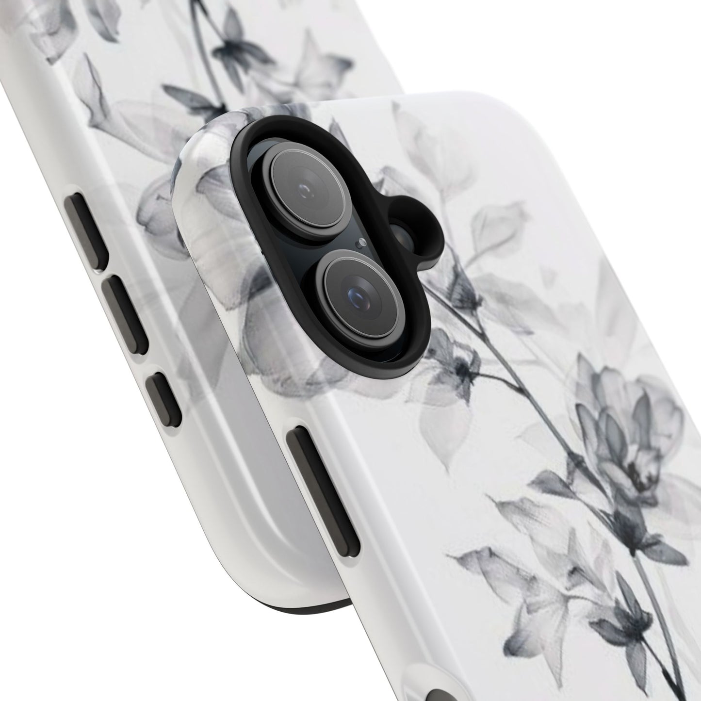 Elegant Floral Tough Phone Cases, Durable Phone Cover, Gift for Her, Protective Case, Floral Design, Stylish Accessory