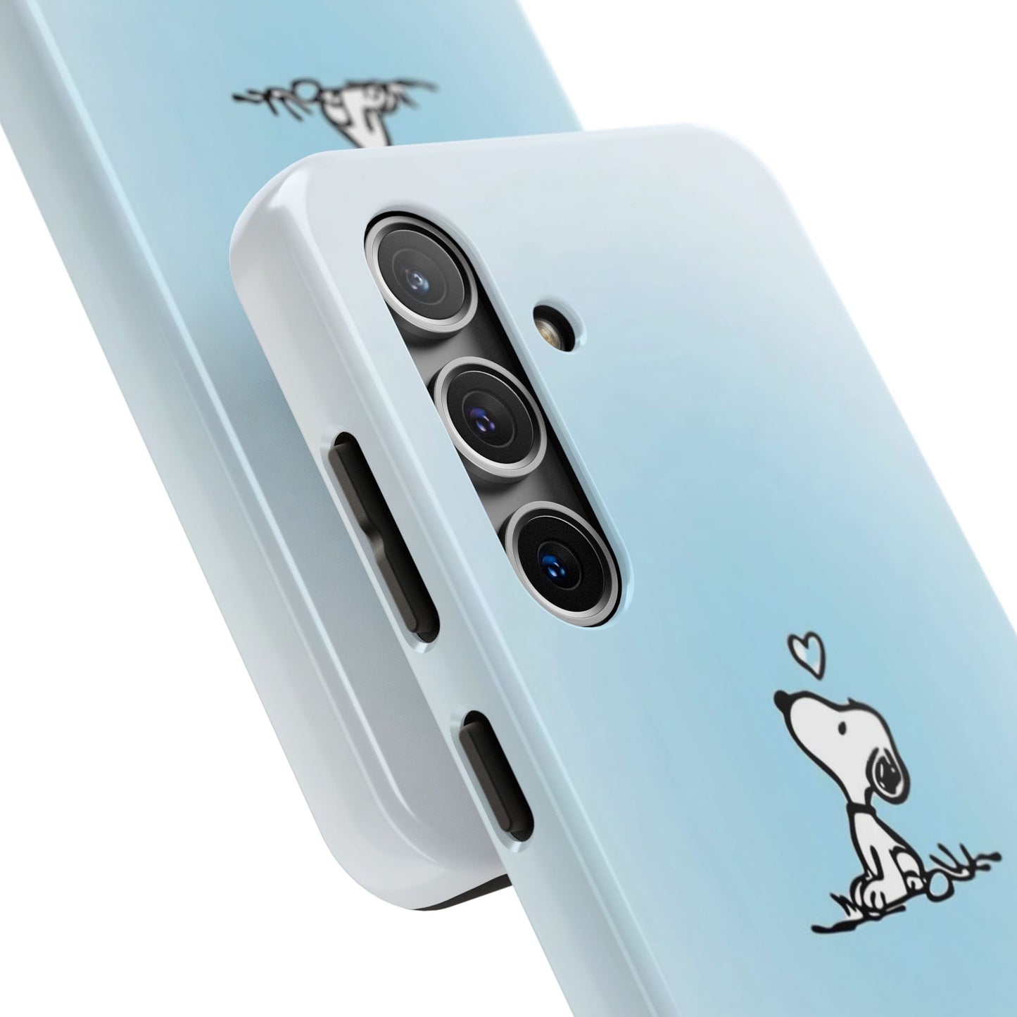 Snoopy Love Tough Phone Cases, Durable Phone Covers for Dog Lovers, Cute Gift for Birthdays, Valentine's Day, Pet Enthusiasts