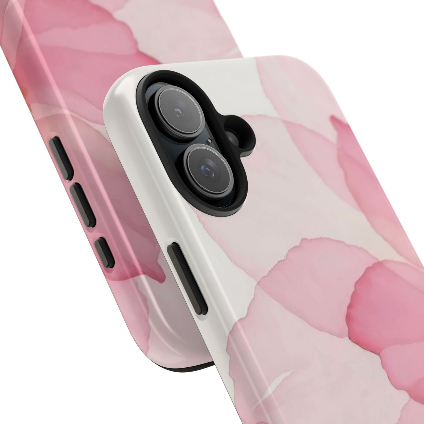 Floral Tough Phone Cases, Durable Phone Cover, Pink Flower Design, Gift for Her, Elegant Phone Accessory, Protect Your Phone