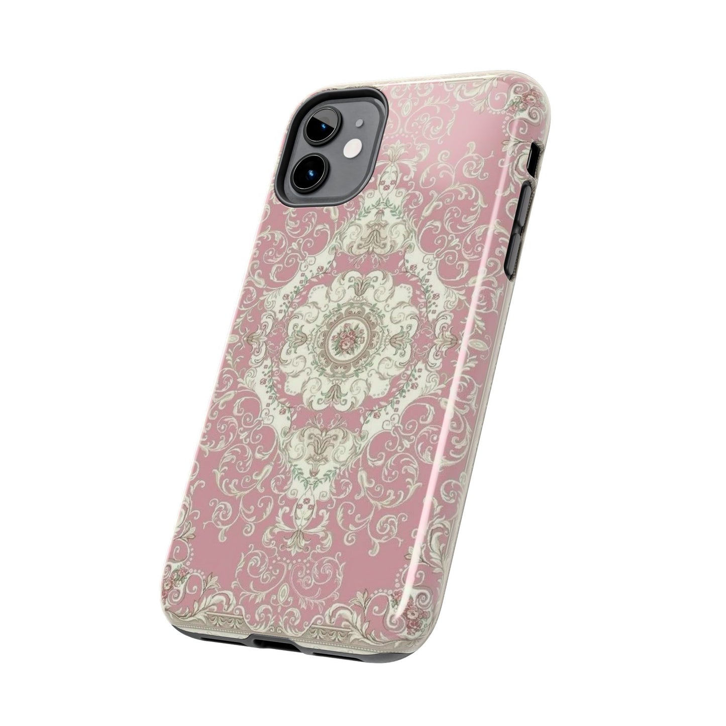 Elegant Floral Tough Phone Cases, Stylish Phone Covers, Durable Tech Accessories, Decorative Phone Protection, Trendy Gift for Her