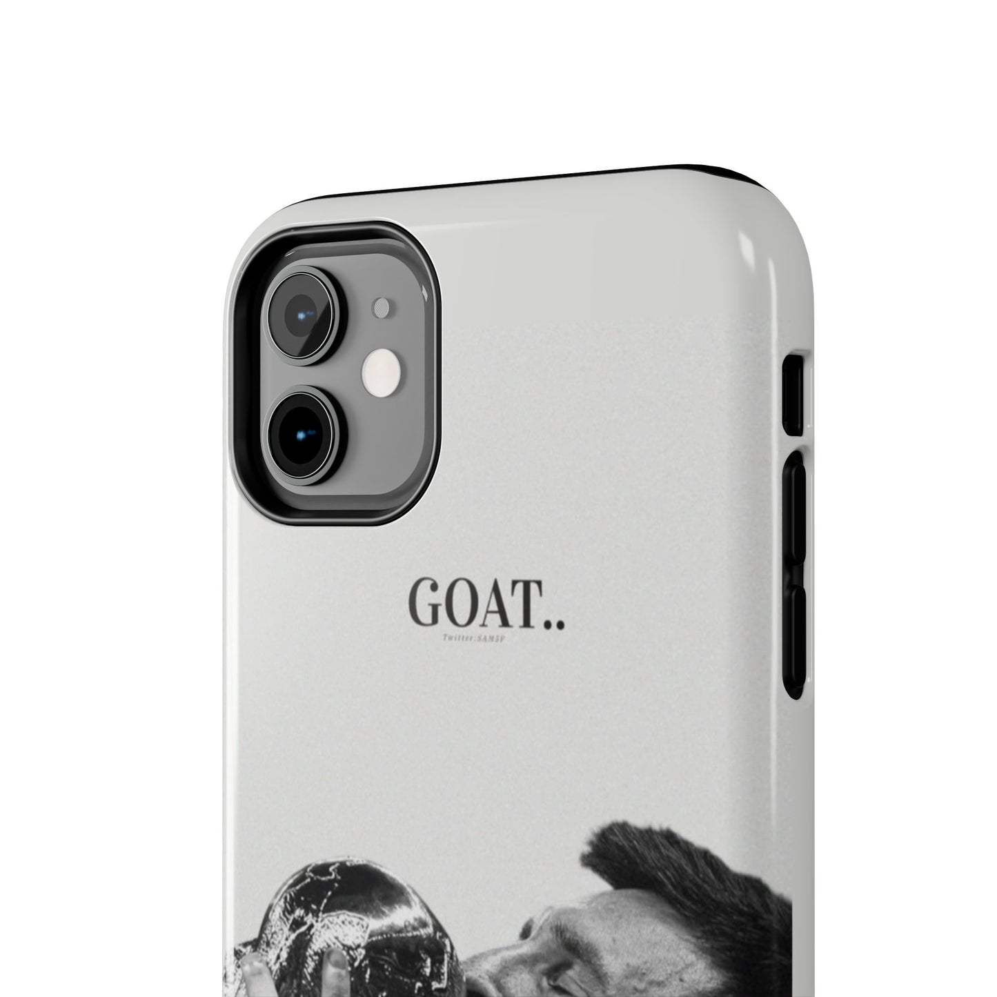 Soccer GOAT Phone Case, Tough Phone Case, Sports Accessory, Gift for Soccer Fans, Mens Birthday Gift, Unique Phone Cover
