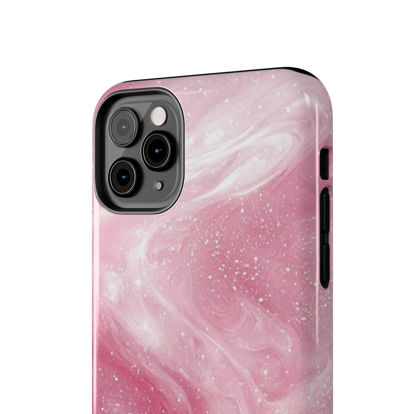 Stylish Tough Phone Cases - Pink Marble Design, Phone Cover for Women, Durable Protection, Trendy Gift, Birthday Present, Everyday Use
