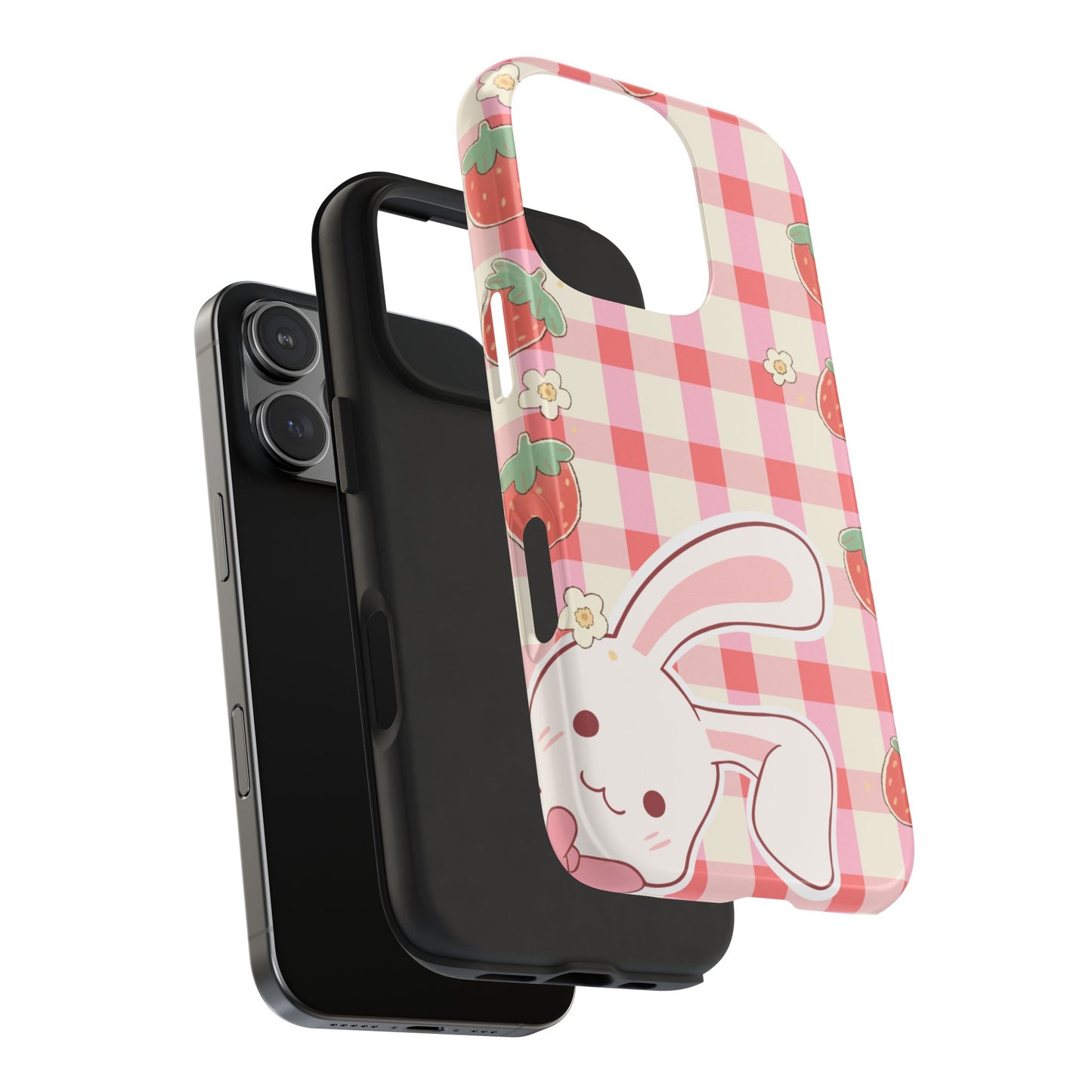 Cute Strawberry Bunny Phone Case