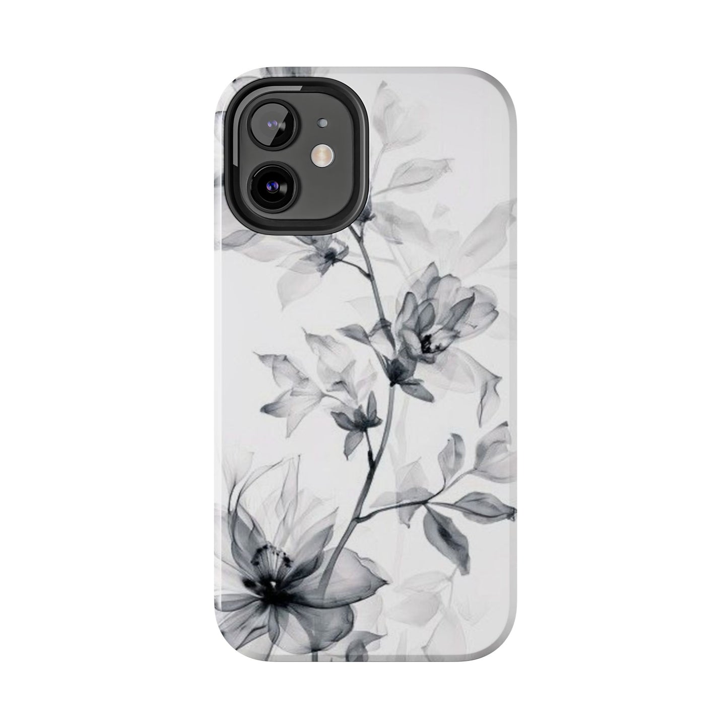 Elegant Floral Tough Phone Cases, Durable Phone Cover, Gift for Her, Protective Case, Floral Design, Stylish Accessory