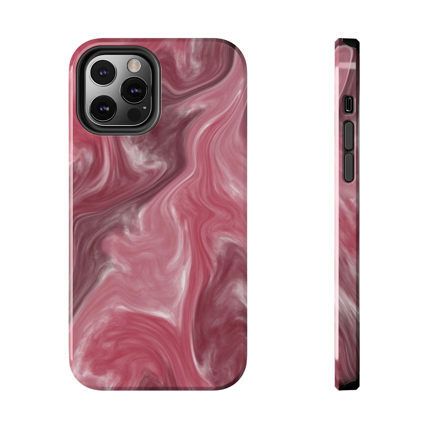 Stylish Marble Phone Case - Tough Shockproof Cover, Apple iPhone, Samsung Galaxy, Gift for Her, Trendy Accessory