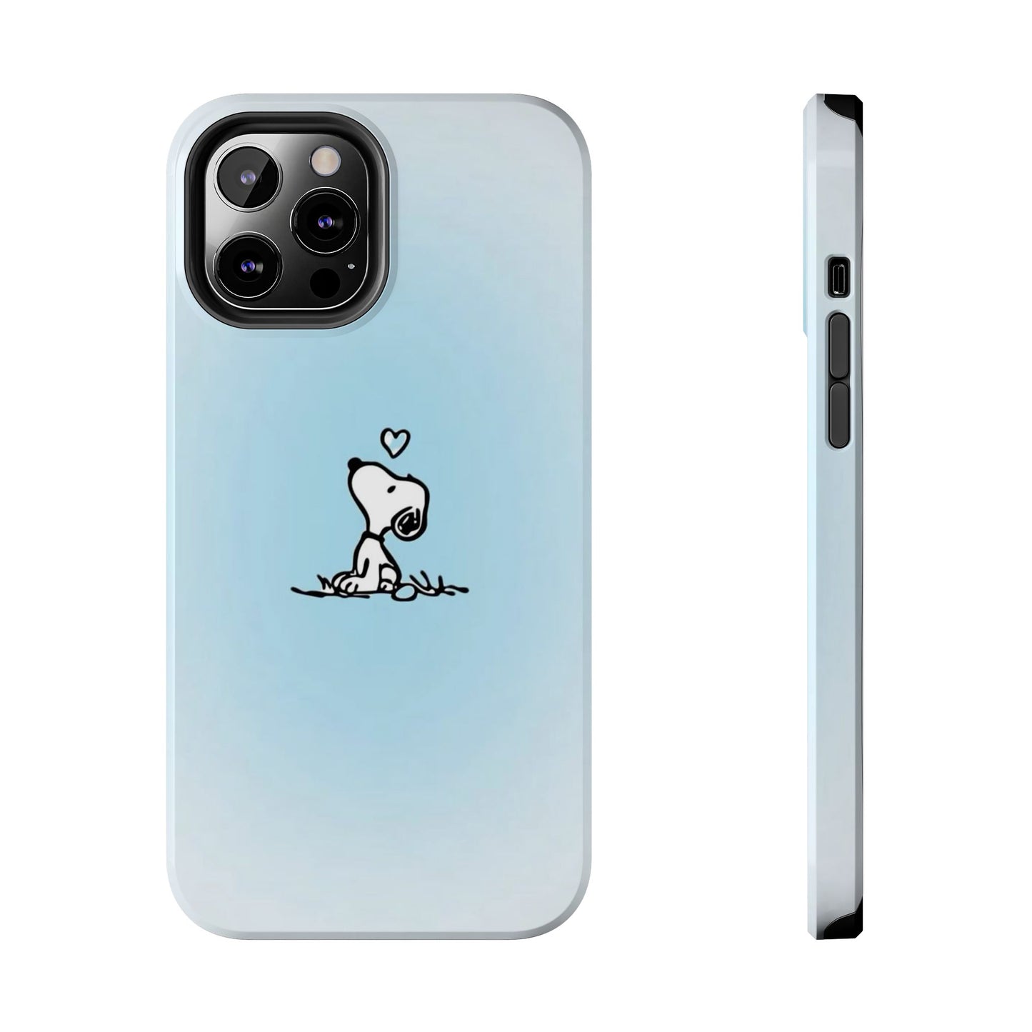 Snoopy Love Tough Phone Cases, Durable Phone Covers for Dog Lovers, Cute Gift for Birthdays, Valentine's Day, Pet Enthusiasts