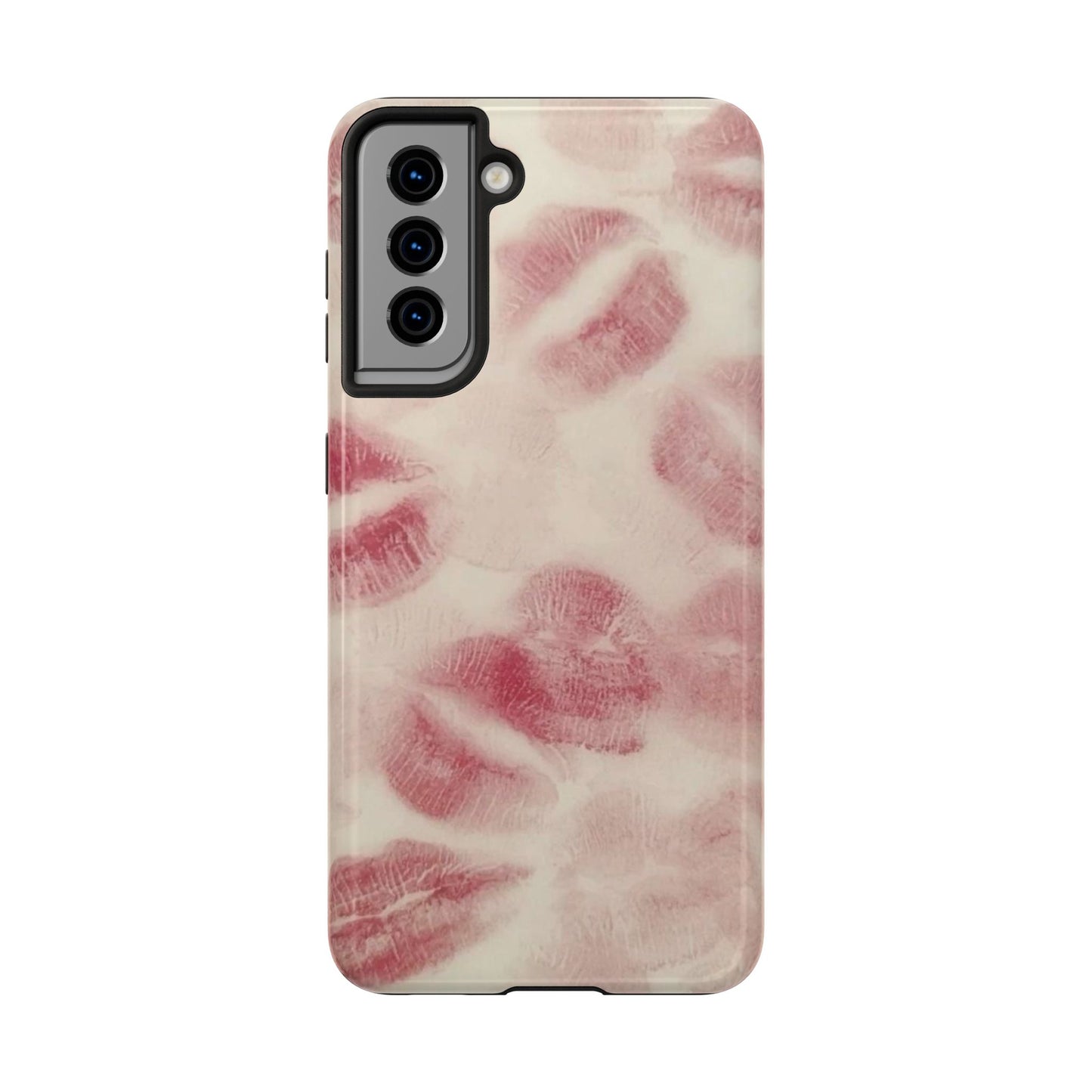 Stylish Kiss Print Phone Cases | Chic Mobile Covers for Trendy Users, Gift for Her, Protective Case, Birthday Present, Valentine's Day