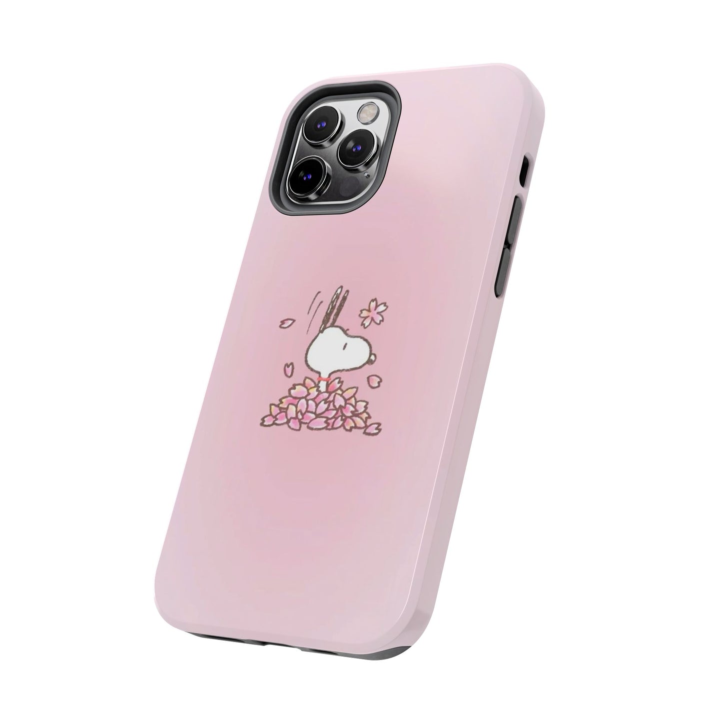 Cute Bunny Floral Tough Phone Cases, Spring Accessories, Gift for Her, Durable Cell Case, Pet Lovers, Unique Spring Decor