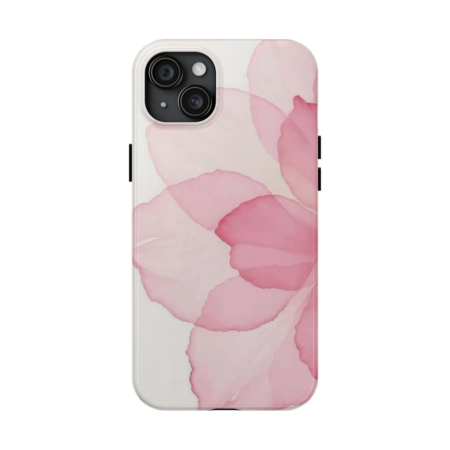 Floral Tough Phone Cases, Durable Phone Cover, Pink Flower Design, Gift for Her, Elegant Phone Accessory, Protect Your Phone