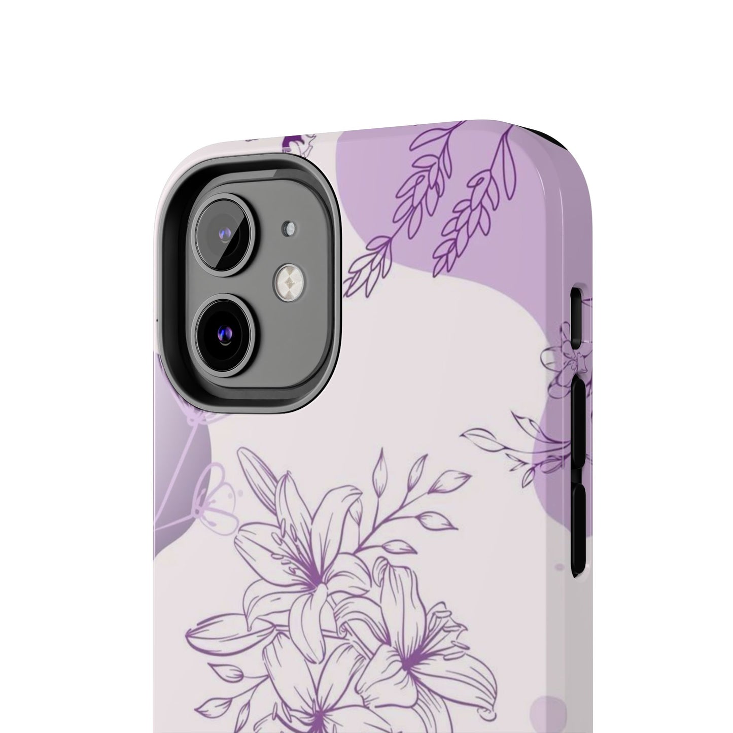 Stylish Floral Tough Phone Cases - Durable Floral Design for Women, Gift for Her, Phone Protection, Nature-Inspired Tech Accessories