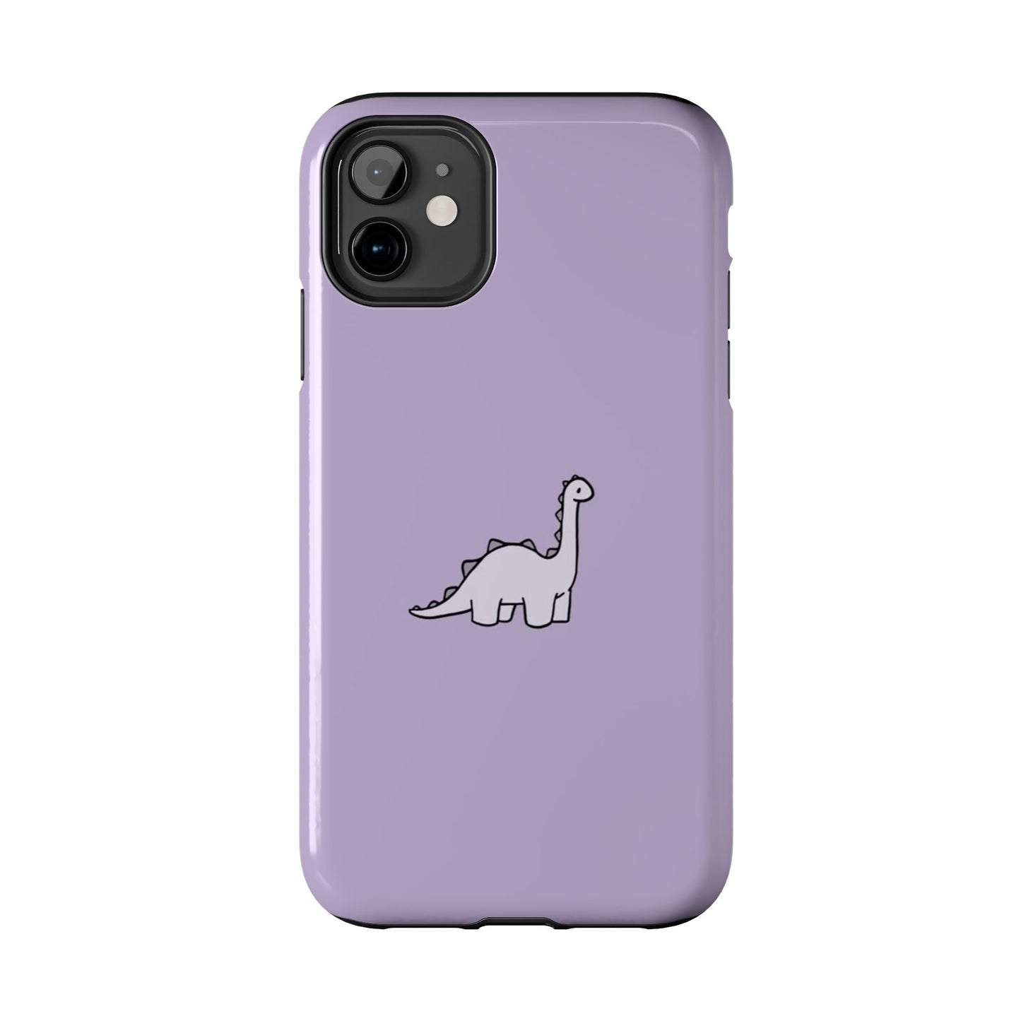 Cute Dinosaur Tough Phone Cases, Kid-Friendly Phone Covers, Dinosaur Gifts for Kids, Purple Phone Accessories, Durable Cases