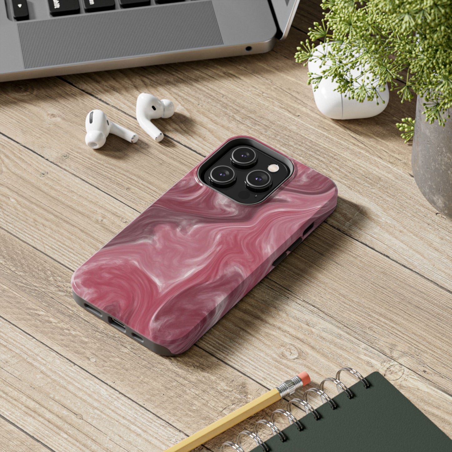 Stylish Marble Phone Case - Tough Shockproof Cover, Apple iPhone, Samsung Galaxy, Gift for Her, Trendy Accessory