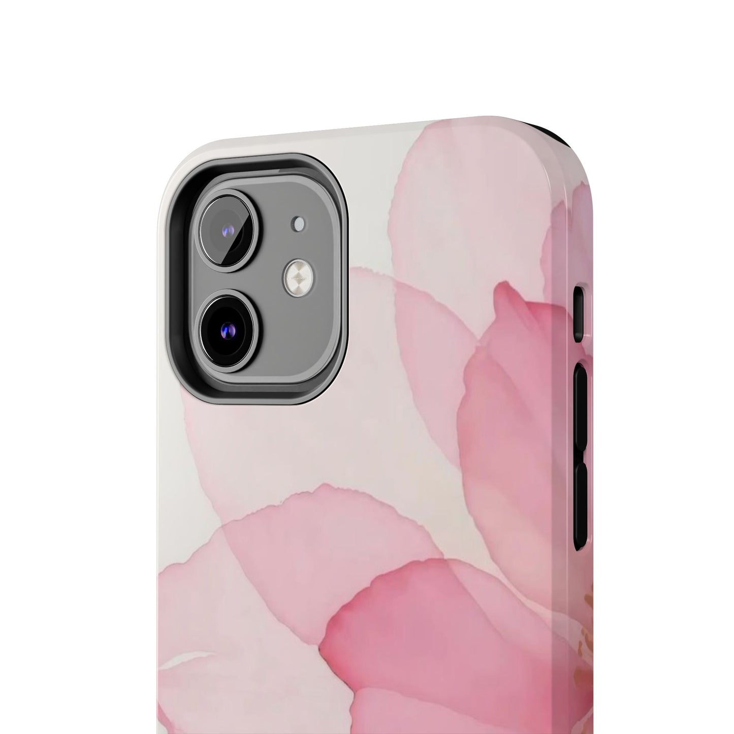 Floral Tough Phone Cases, Durable Phone Cover, Pink Flower Design, Gift for Her, Elegant Phone Accessory, Protect Your Phone