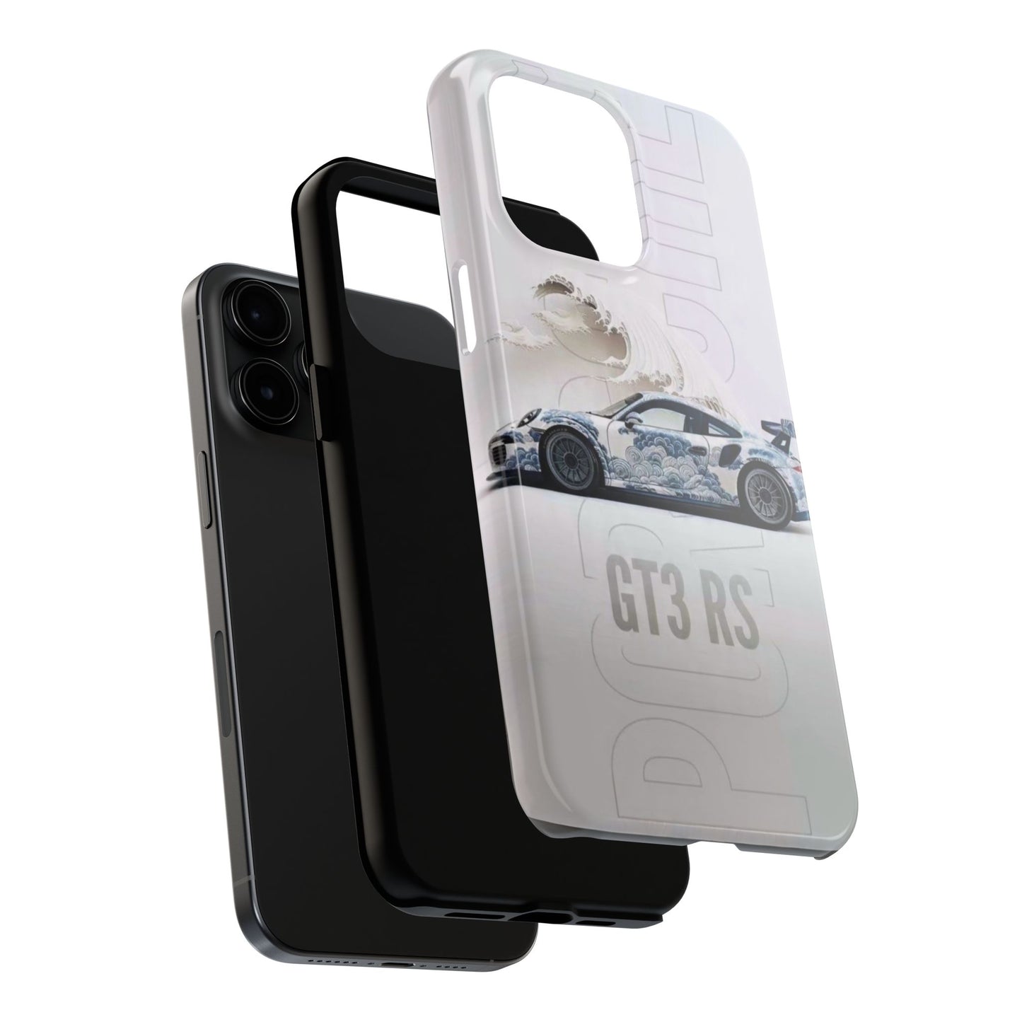 Porsche GT3 RS Tough Phone Case, Durable Phone Cover, Automotive Enthusiast Gift, Car Lover Accessory, Racing-Themed Protection