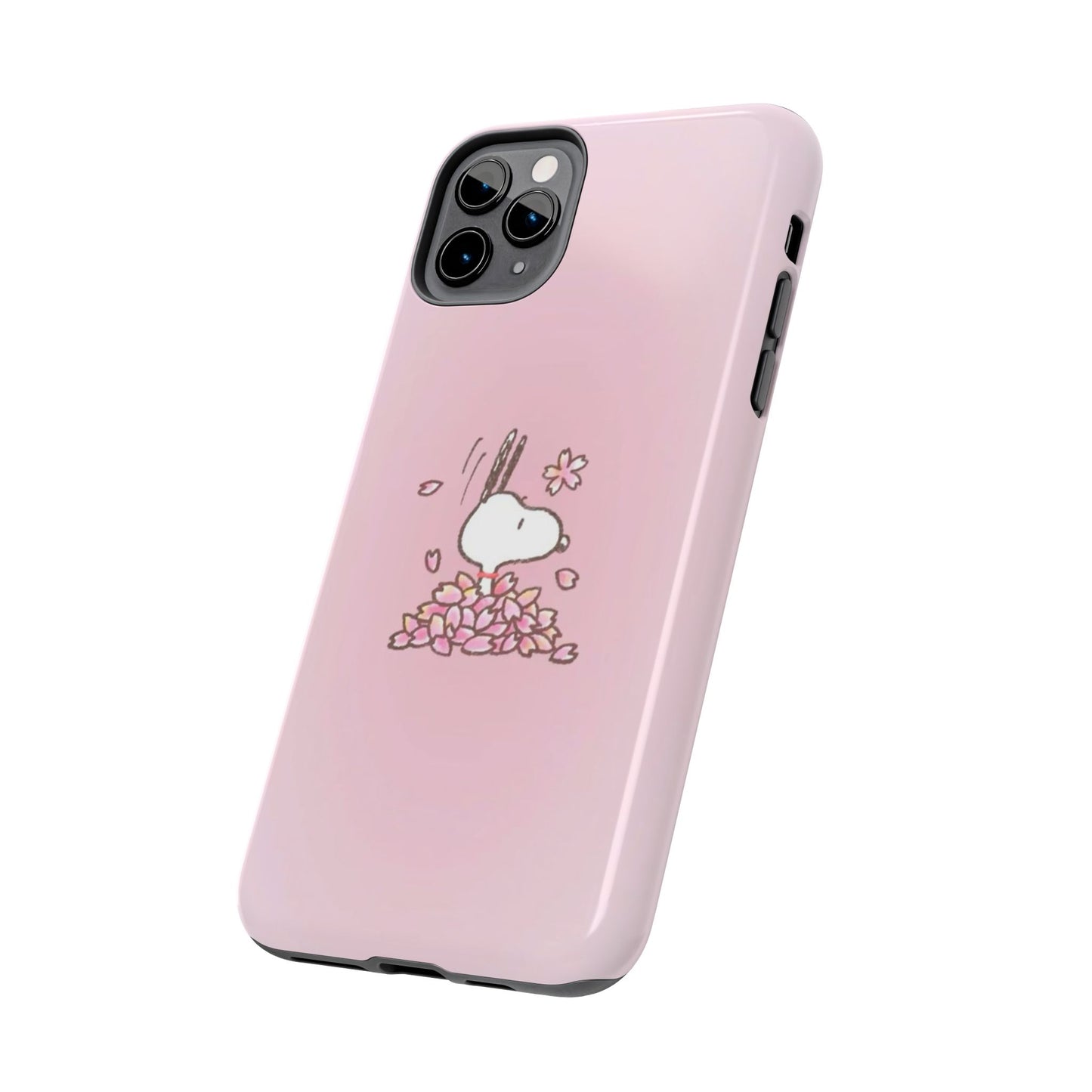 Cute Bunny Floral Tough Phone Cases, Spring Accessories, Gift for Her, Durable Cell Case, Pet Lovers, Unique Spring Decor