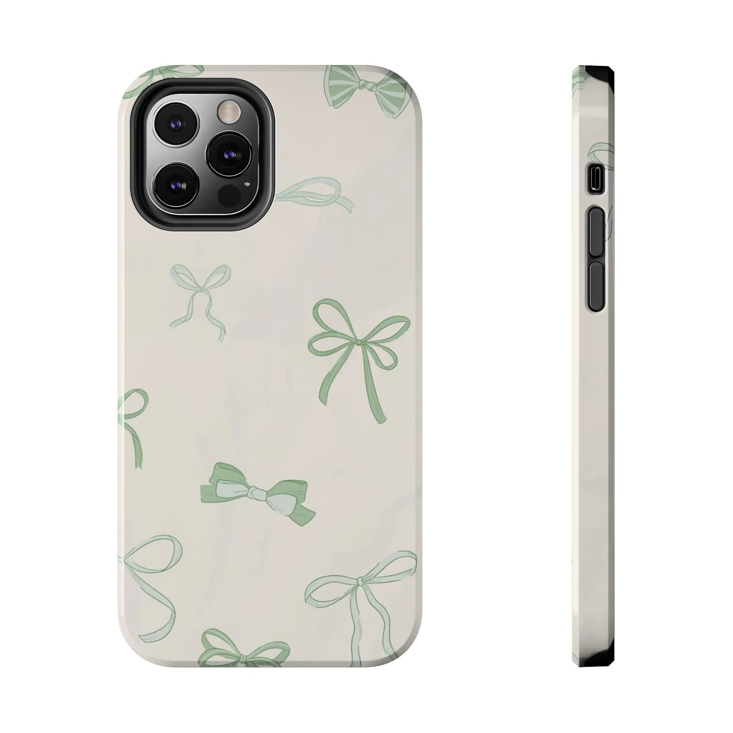 Delicate Bow Phone Cases, Floral Phone Covers, Cute Tech Accessories, Gift for Her, Pastel Aesthetic, Birthday Gifts