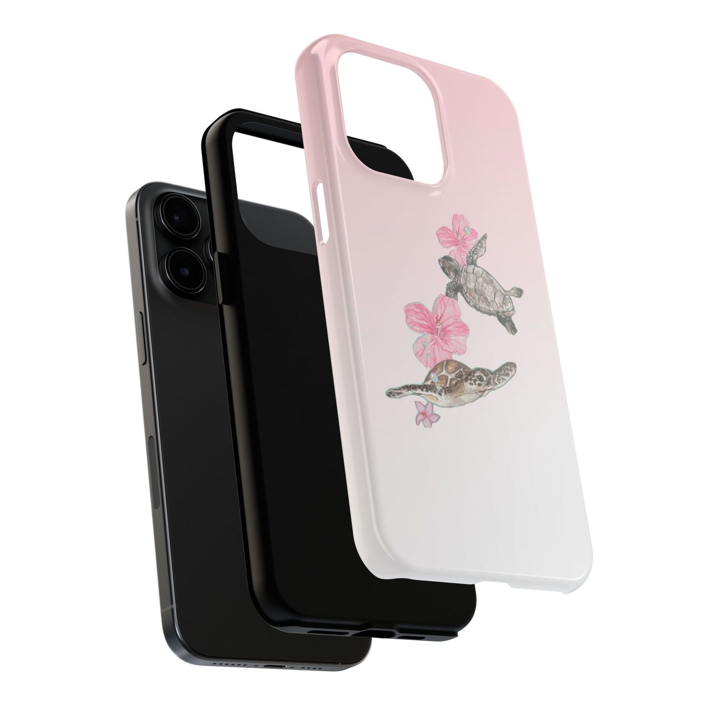 Turtle Phone Case – Tropical Tough Cover, Beach Lover Gift, Ocean Aesthetic, Durable Accessory for Summer, Fun & Functional Case