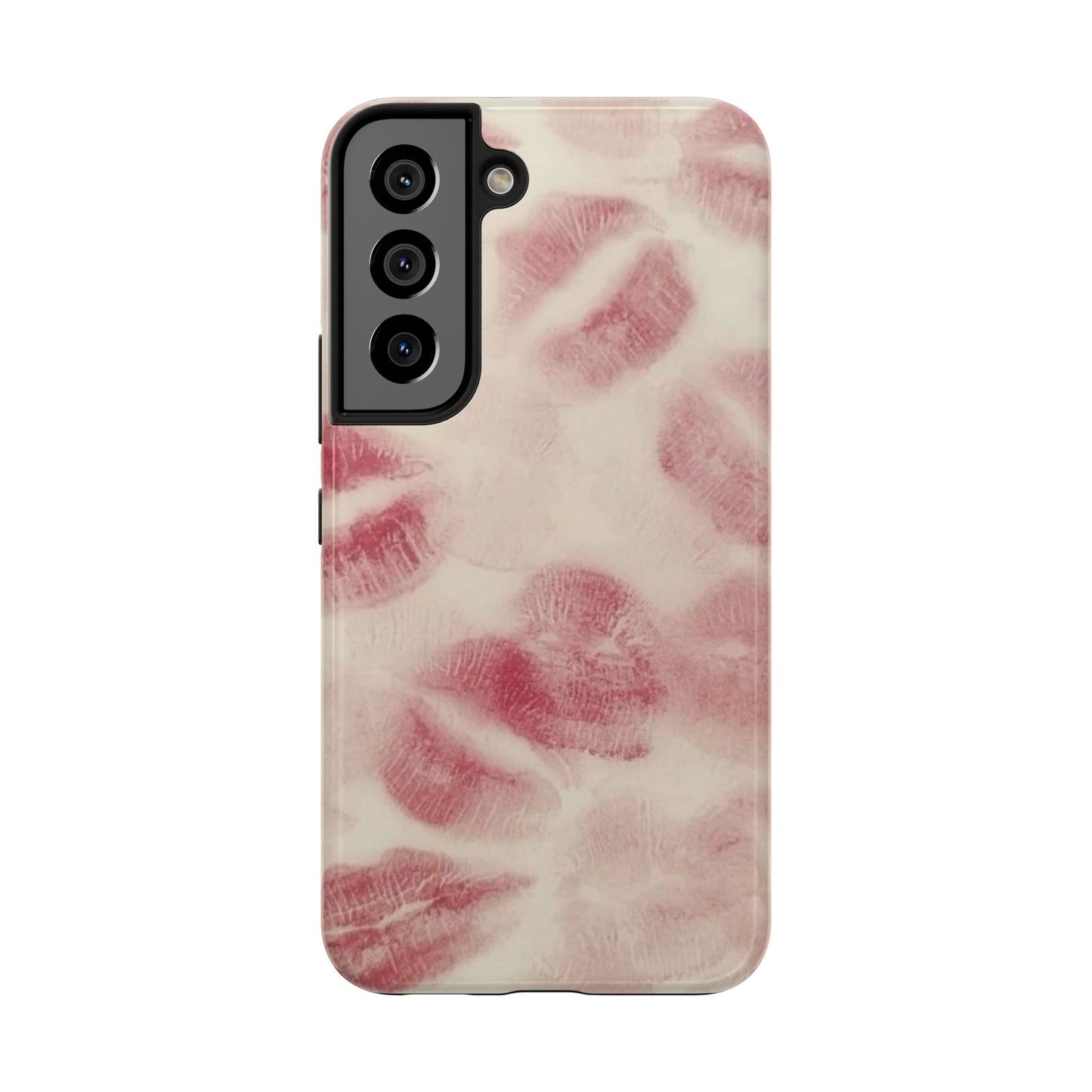 Stylish Kiss Print Phone Cases | Chic Mobile Covers for Trendy Users, Gift for Her, Protective Case, Birthday Present, Valentine's Day