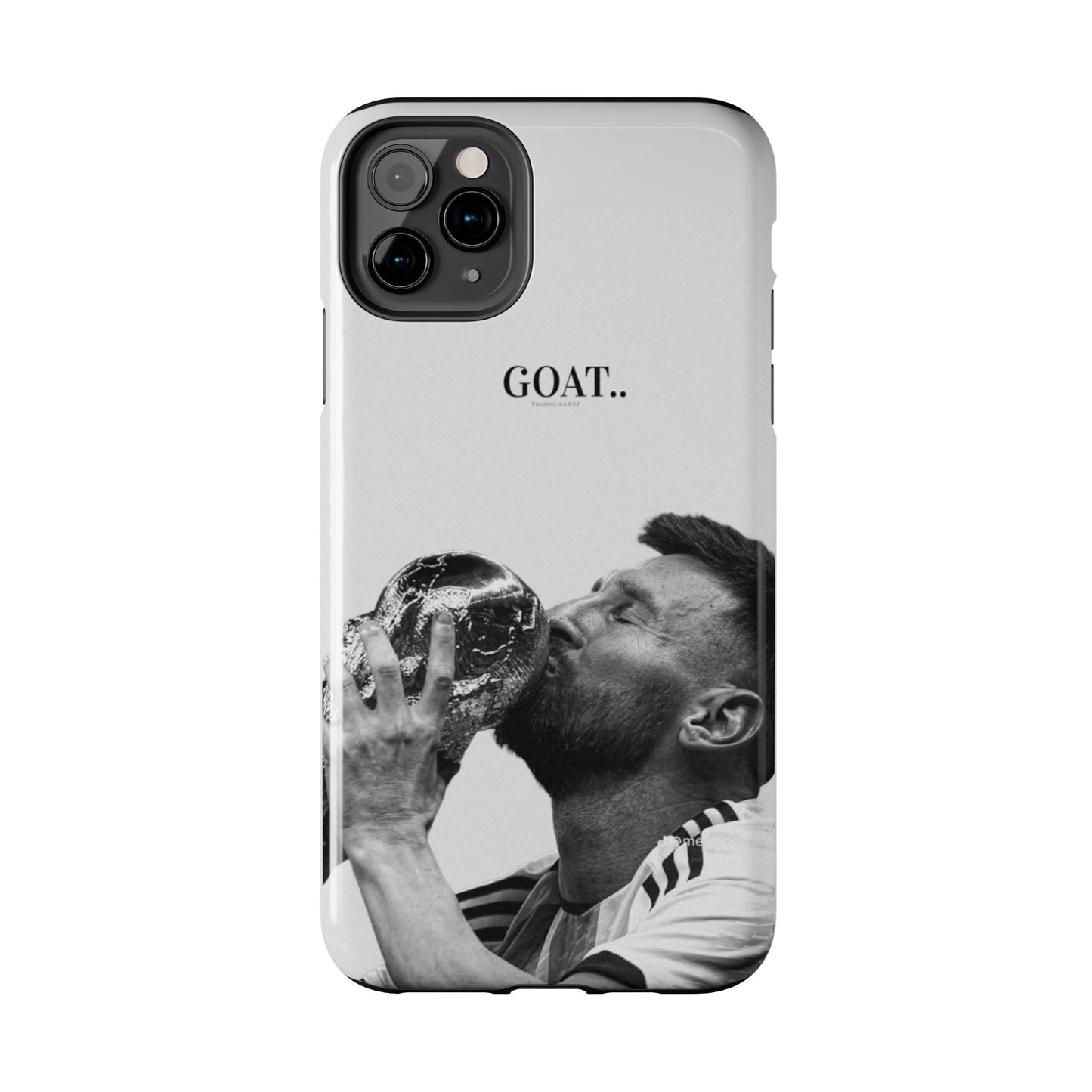 Soccer GOAT Phone Case, Tough Phone Case, Sports Accessory, Gift for Soccer Fans, Mens Birthday Gift, Unique Phone Cover