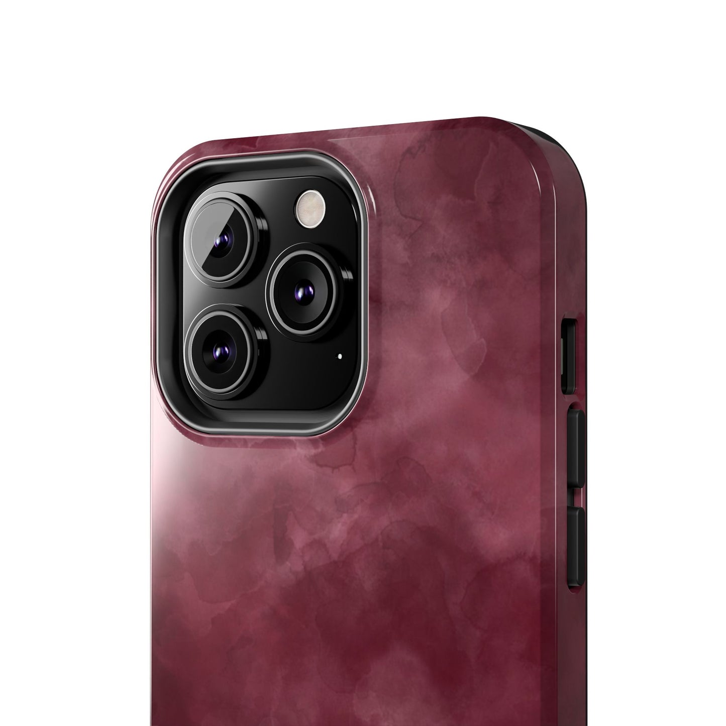 Elegant Burgundy Tough Phone Cases, Stylish Phone Cover, Durable Phone Protector, Unique Gift, Trendy Tech Accessories