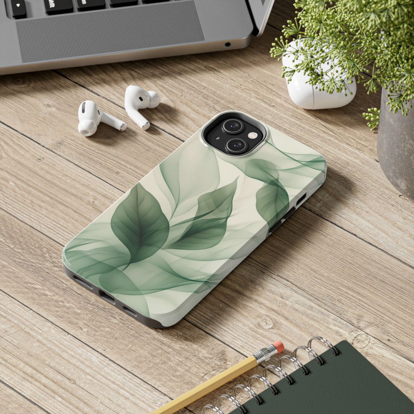 Elegant Leafy Tough Phone Cases | Nature-Inspired Accessories, Gift for Nature Lovers, Stylish Protection for Phones, Eco-Friendly Design