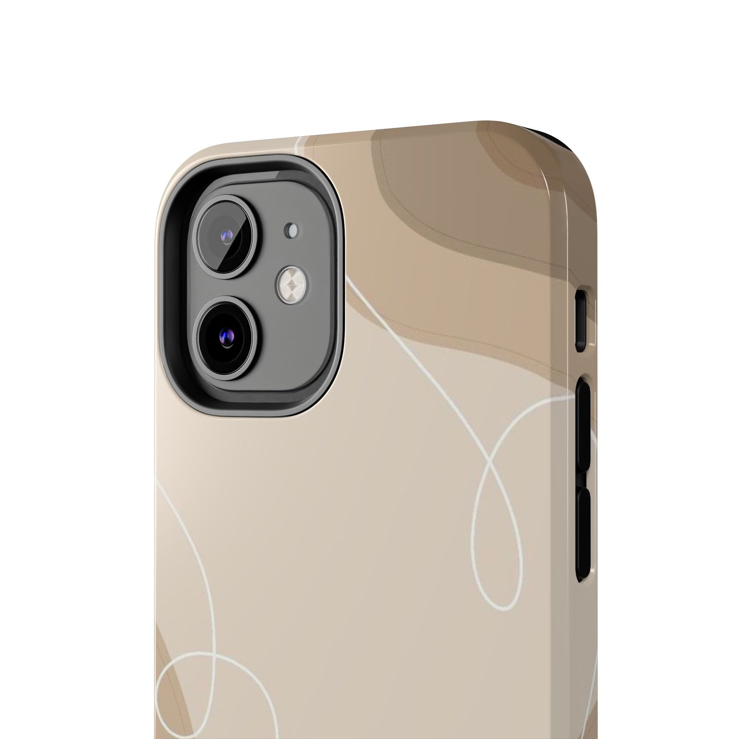Abstract Wave Tough Phone Cases, Modern Phone Covers, Stylish Protective Cases, Gift for Her, Minimalist Design