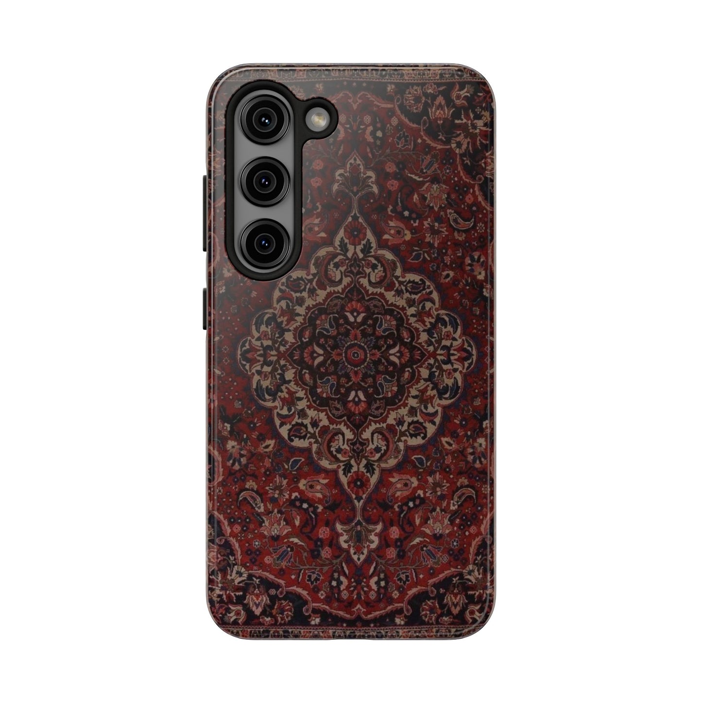Bohemian Rug Pattern Tough Phone Case, Boho Chic Accessory, Stylish Phone Protection, Unique Gift Idea, Trendy Tech Gear