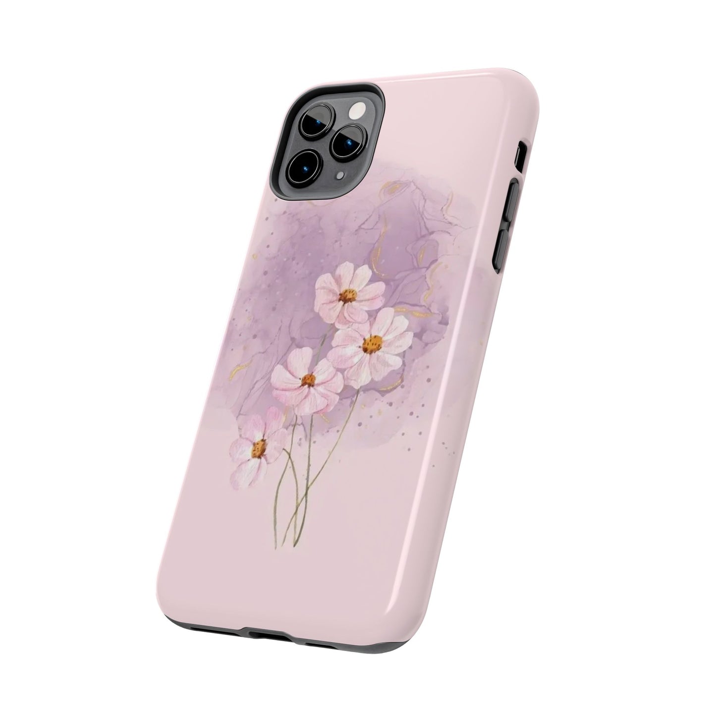 Floral Tough Phone Cases, Protective Phone Cover, Flower Design Case, Stylish Gift for Her, Mother’s Day, Birthday Present
