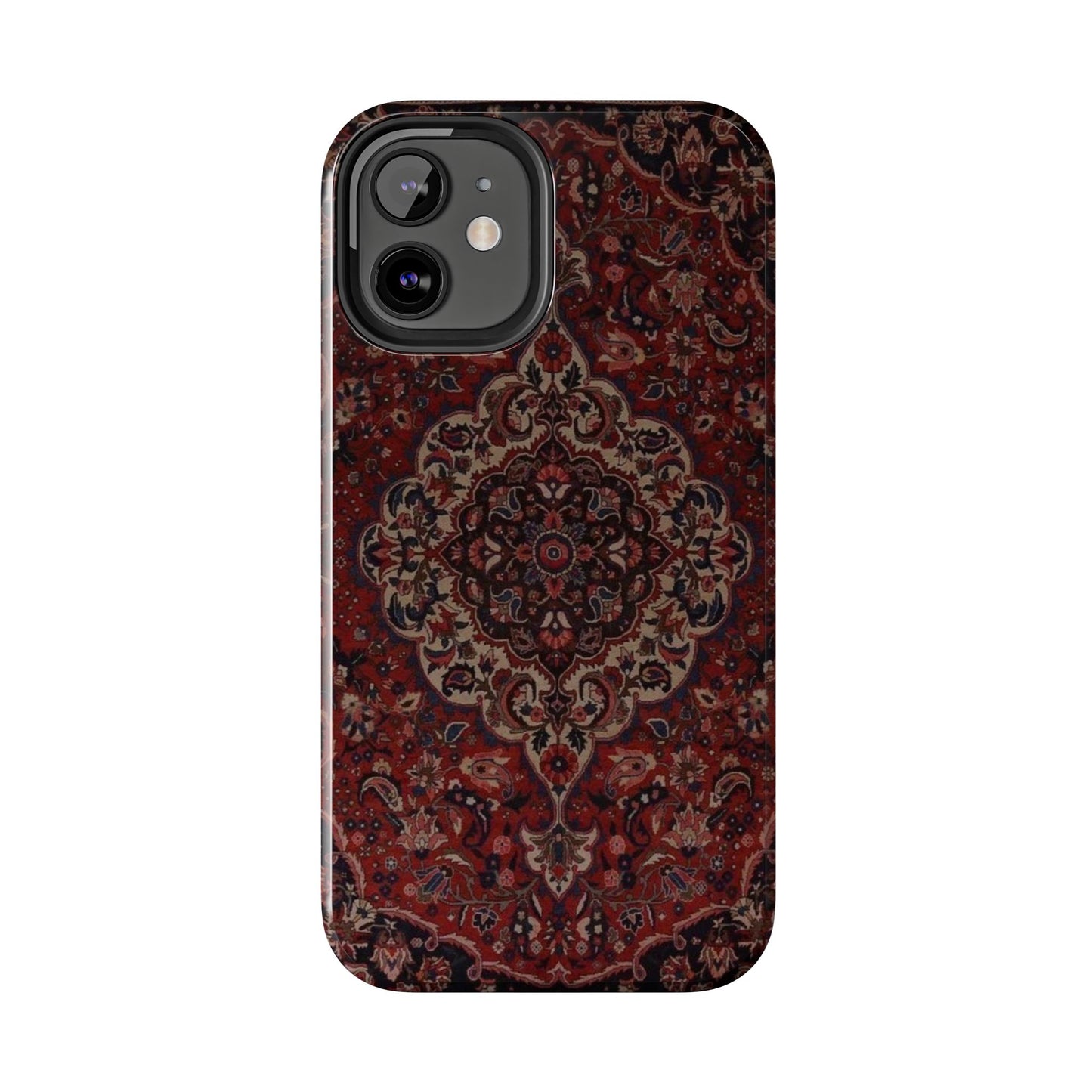 Bohemian Rug Pattern Tough Phone Case, Boho Chic Accessory, Stylish Phone Protection, Unique Gift Idea, Trendy Tech Gear