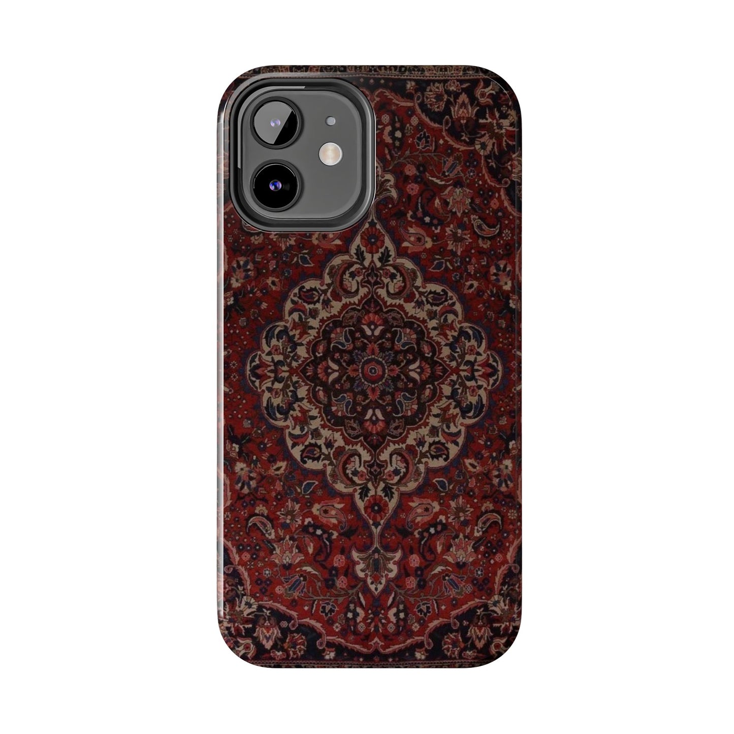 Bohemian Rug Pattern Tough Phone Case, Boho Chic Accessory, Stylish Phone Protection, Unique Gift Idea, Trendy Tech Gear