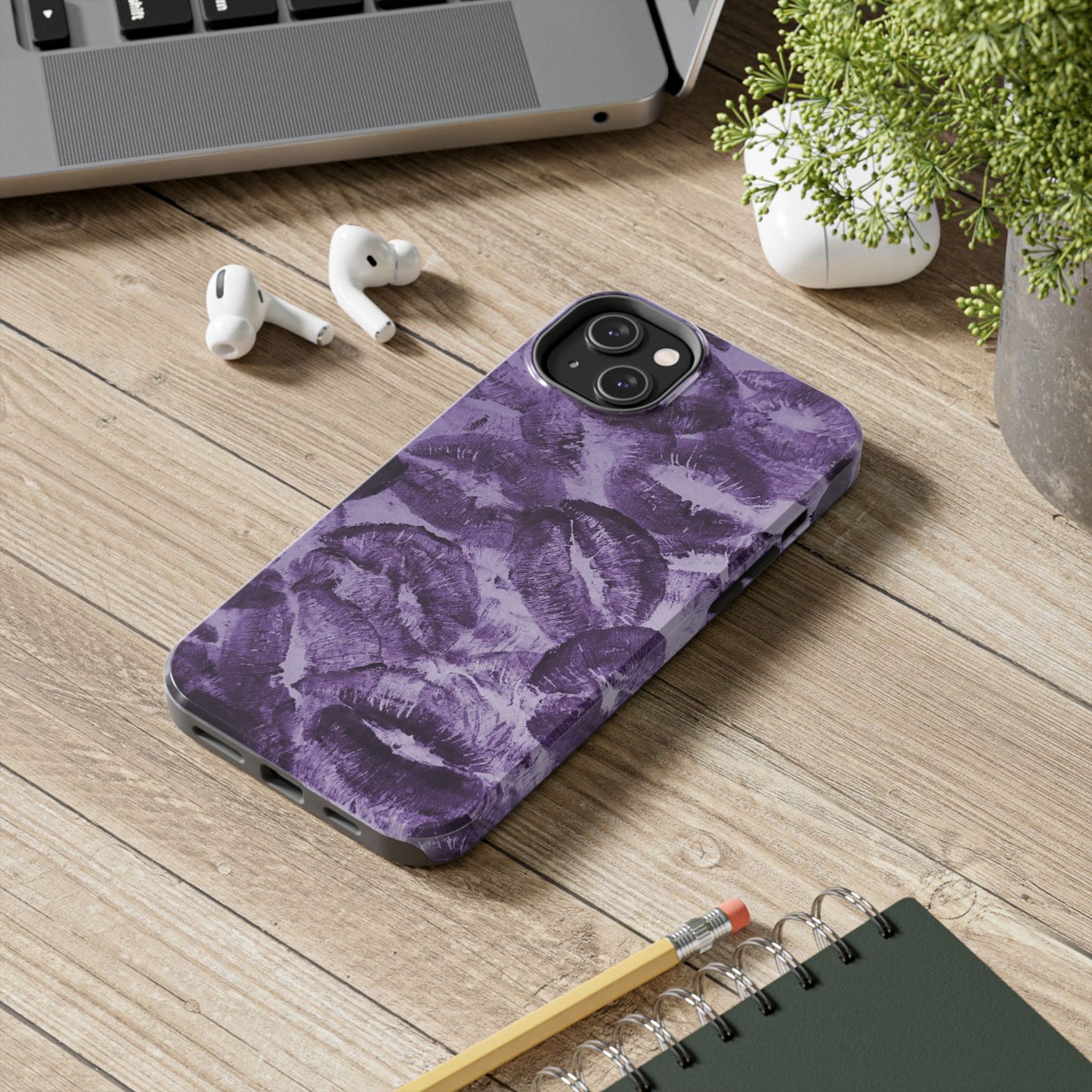 Purple Kiss Phone Case, Tough Case for iPhone & Samsung, Chic Gift for Friends, Stylish Protection, Trendy Phone Accessories