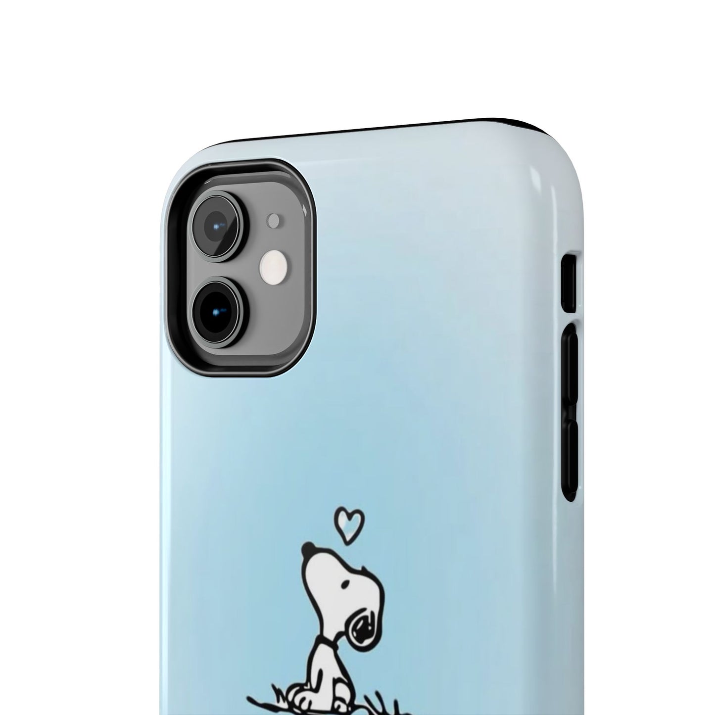 Snoopy Love Tough Phone Cases, Durable Phone Covers for Dog Lovers, Cute Gift for Birthdays, Valentine's Day, Pet Enthusiasts