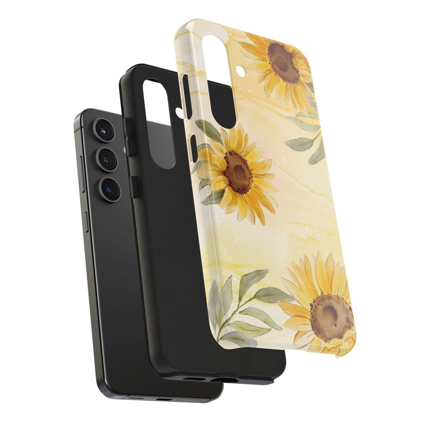 Sunflower Tough Phone Case - Floral Phone Cover, Fall Gift, Durable Phone Case, Stylish Accessory, Nature Lover Gift