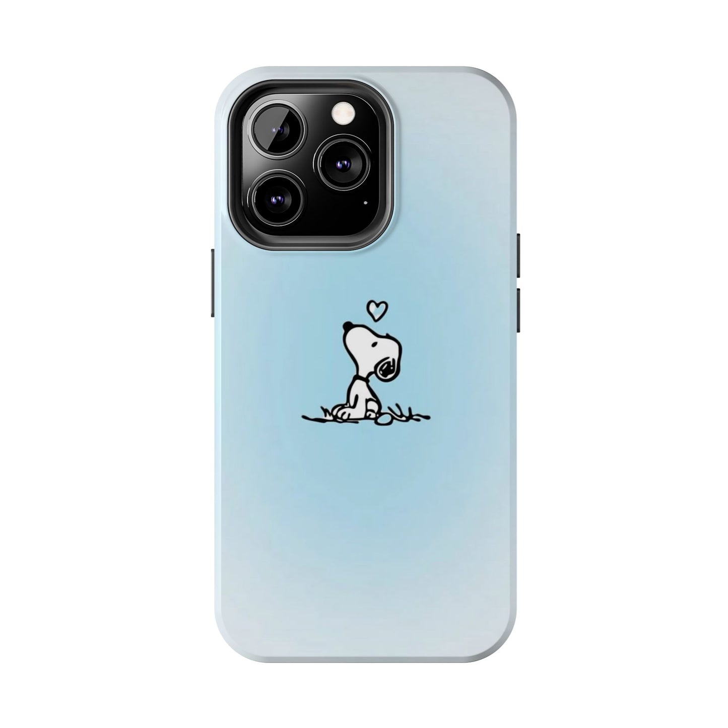Snoopy Love Tough Phone Cases, Durable Phone Covers for Dog Lovers, Cute Gift for Birthdays, Valentine's Day, Pet Enthusiasts