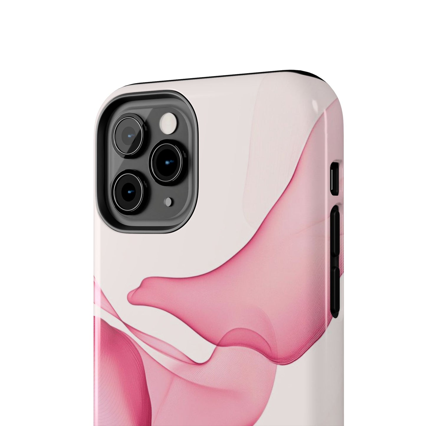 Elegant Tough Phone Cases | Stylish Shockproof Covers for Women | Trendy Gift for Birthdays, Holidays, or Any Occasion, Pink Flow Design
