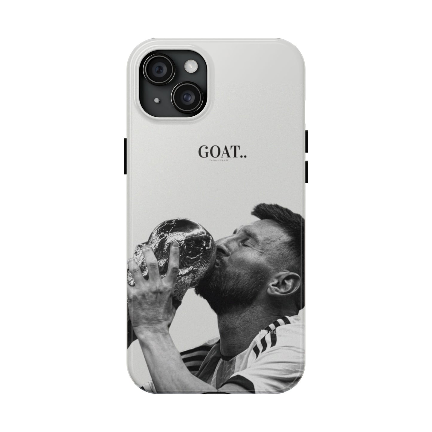 Soccer GOAT Phone Case, Tough Phone Case, Sports Accessory, Gift for Soccer Fans, Mens Birthday Gift, Unique Phone Cover