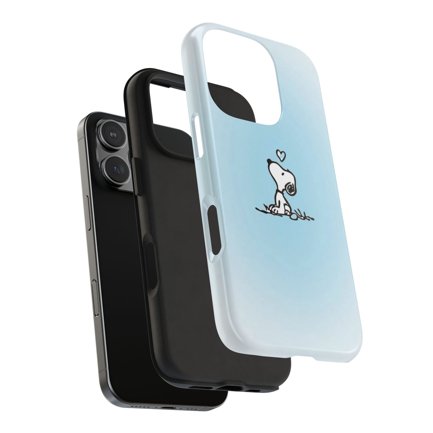 Snoopy Love Tough Phone Cases, Durable Phone Covers for Dog Lovers, Cute Gift for Birthdays, Valentine's Day, Pet Enthusiasts