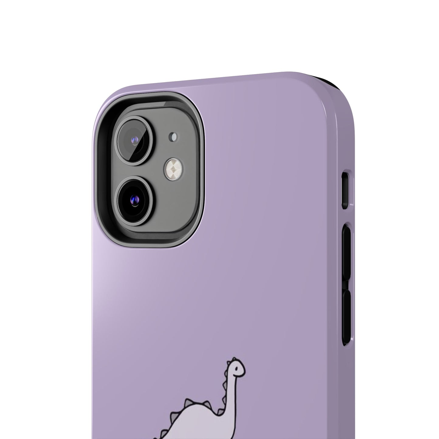 Cute Dinosaur Tough Phone Cases, Kid-Friendly Phone Covers, Dinosaur Gifts for Kids, Purple Phone Accessories, Durable Cases