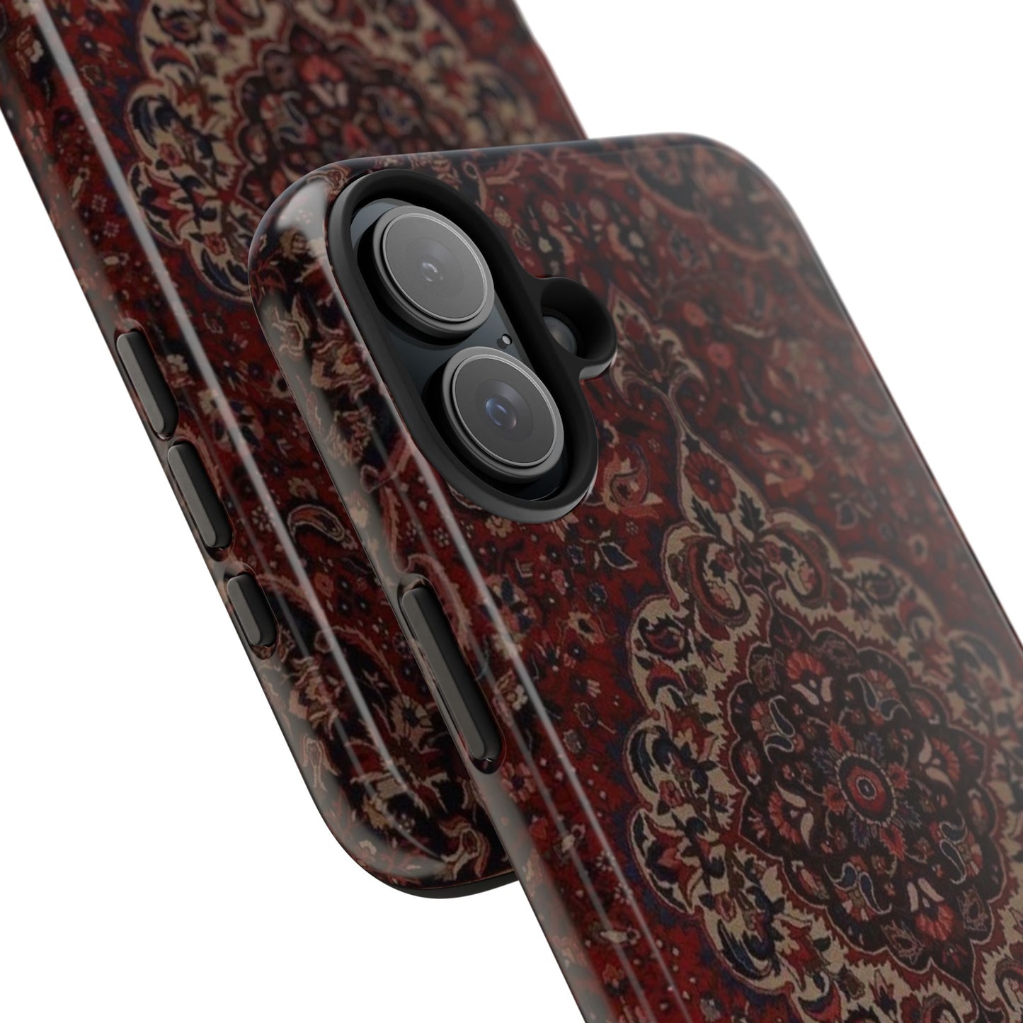 Bohemian Rug Pattern Tough Phone Case, Boho Chic Accessory, Stylish Phone Protection, Unique Gift Idea, Trendy Tech Gear