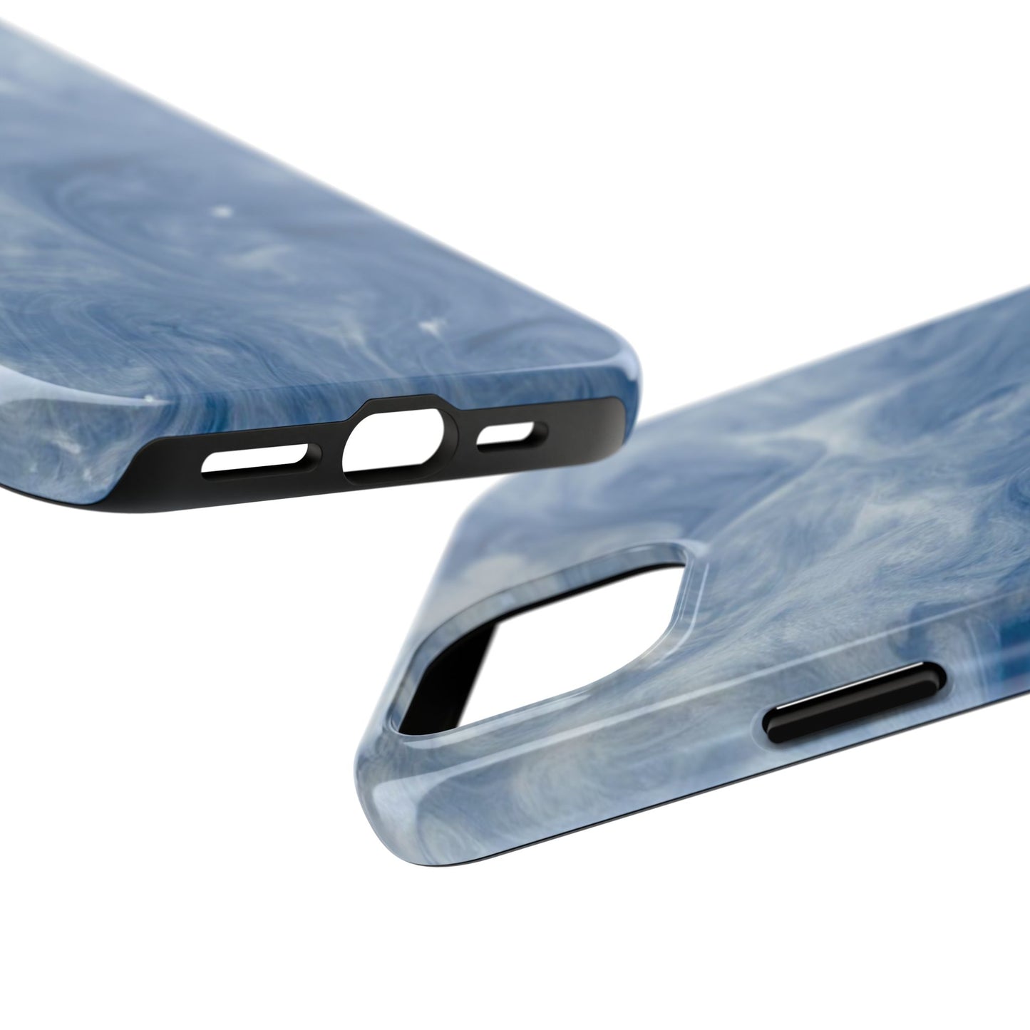 Marble Blue Tough Phone Cases, Phone Protection, Unique Design, Fashion Accessory, Gift for Her, Trendy Smartphone Cover