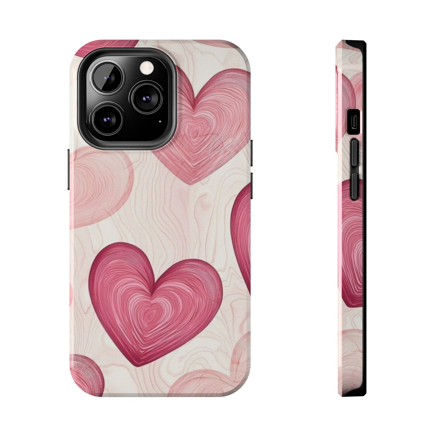 Romantic Heart Phone Cases - Cute, Durable Covers for Valentine's Day, Gift for Her, Love Decor, Phone Accessories