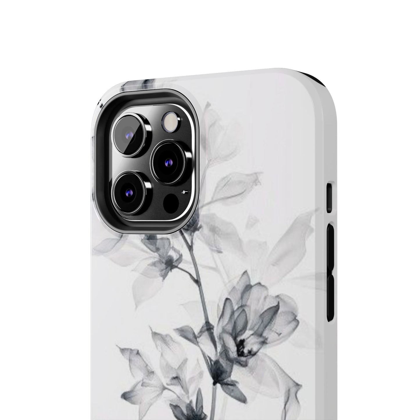 Elegant Floral Tough Phone Cases, Durable Phone Cover, Gift for Her, Protective Case, Floral Design, Stylish Accessory